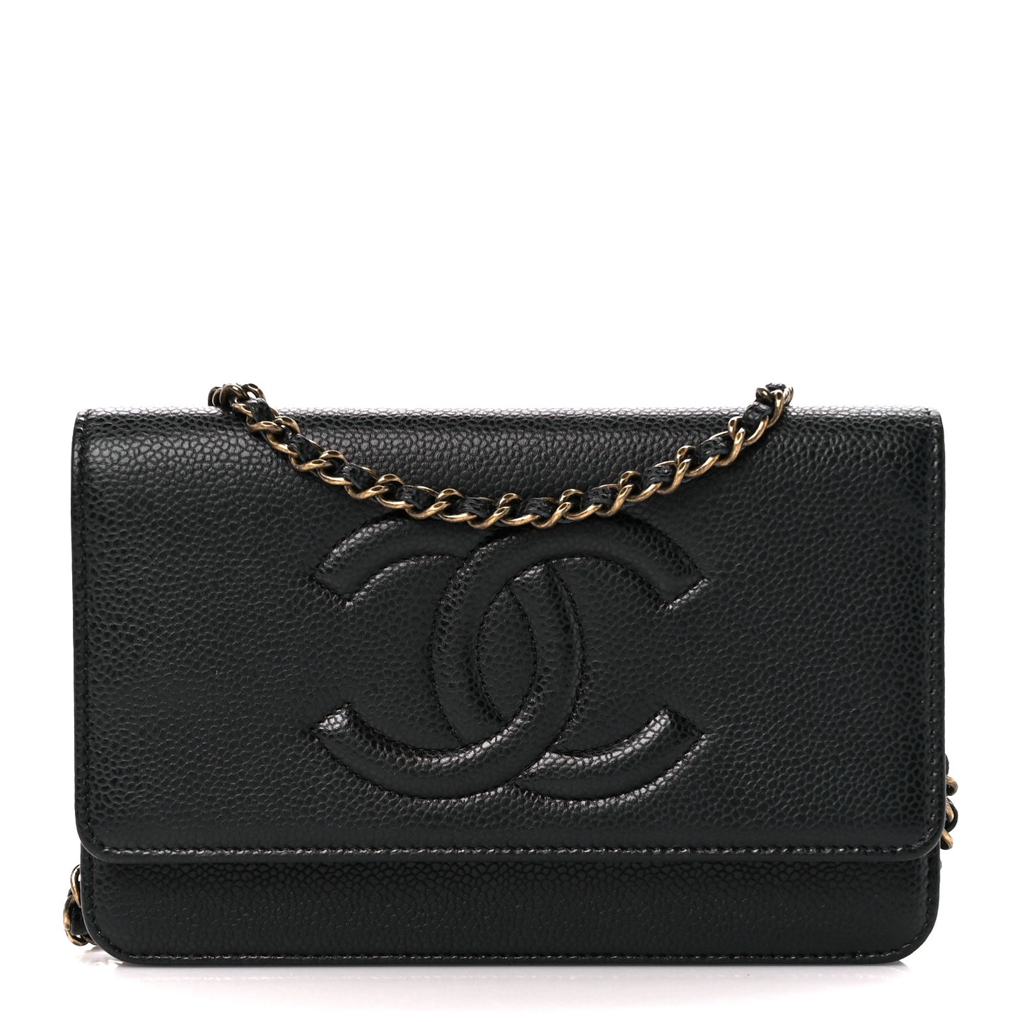 Caviar Timeless CC Wallet on Chain WOC Black