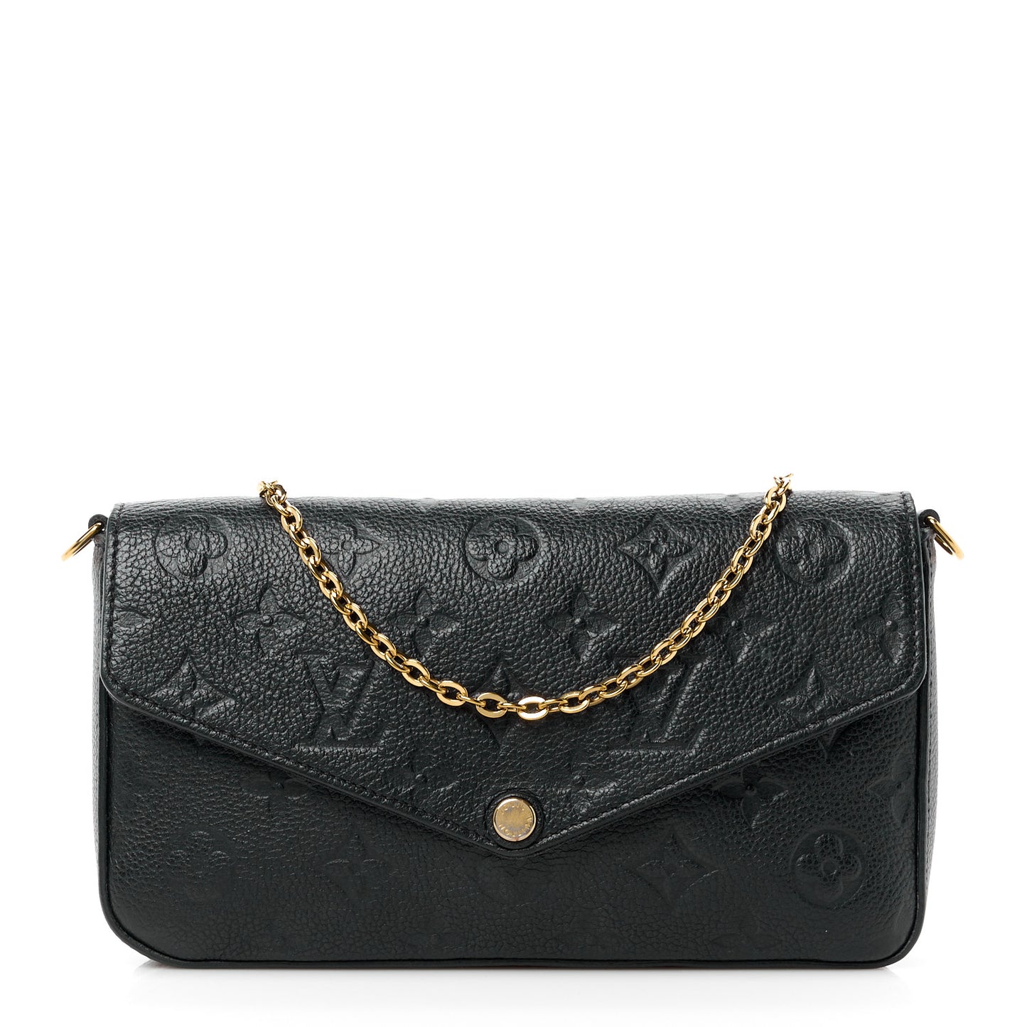 Empreinte Pochette Felicie Chain Wallet Black