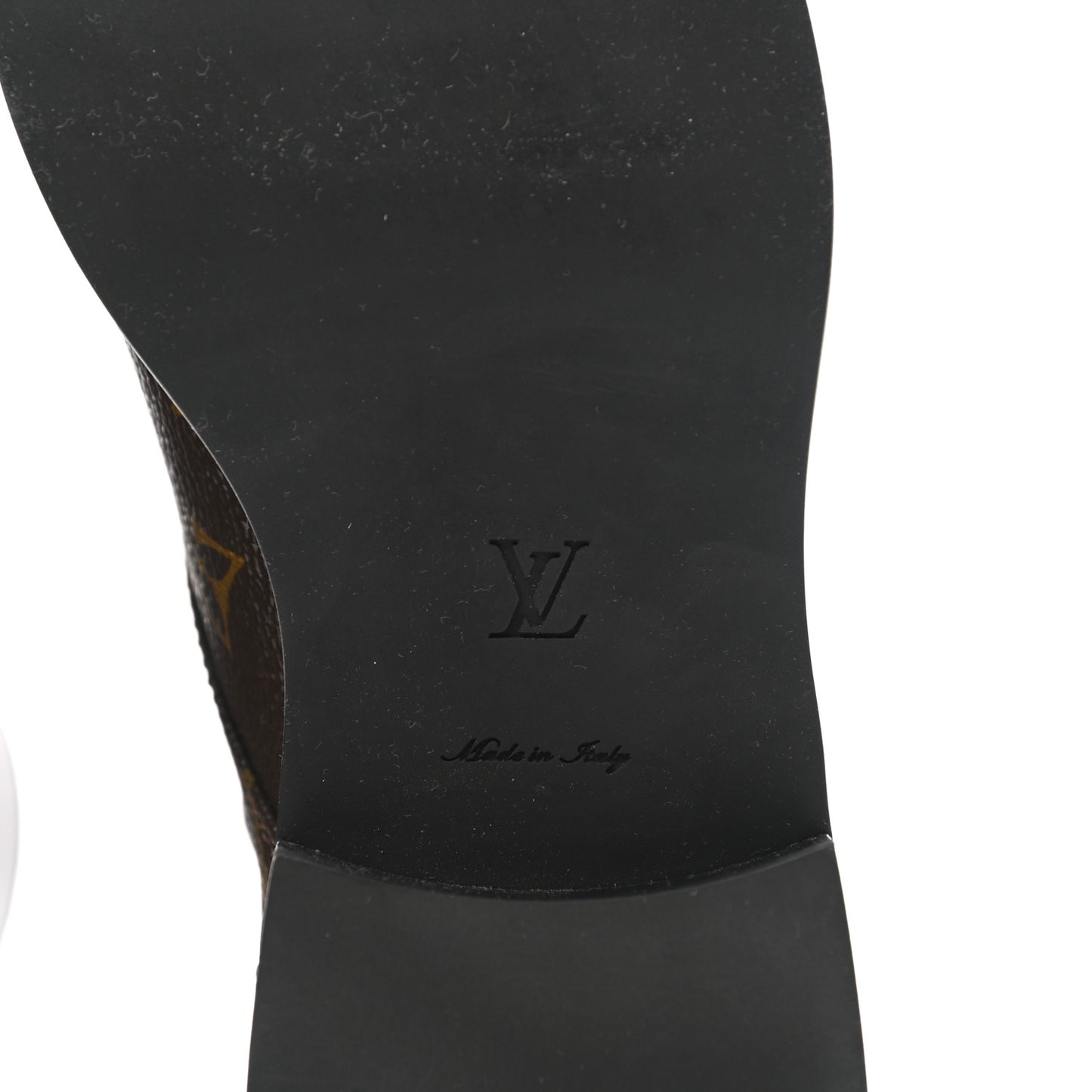 Calfskin Monogram Wonderland Flat Ranger Boots 35 Black