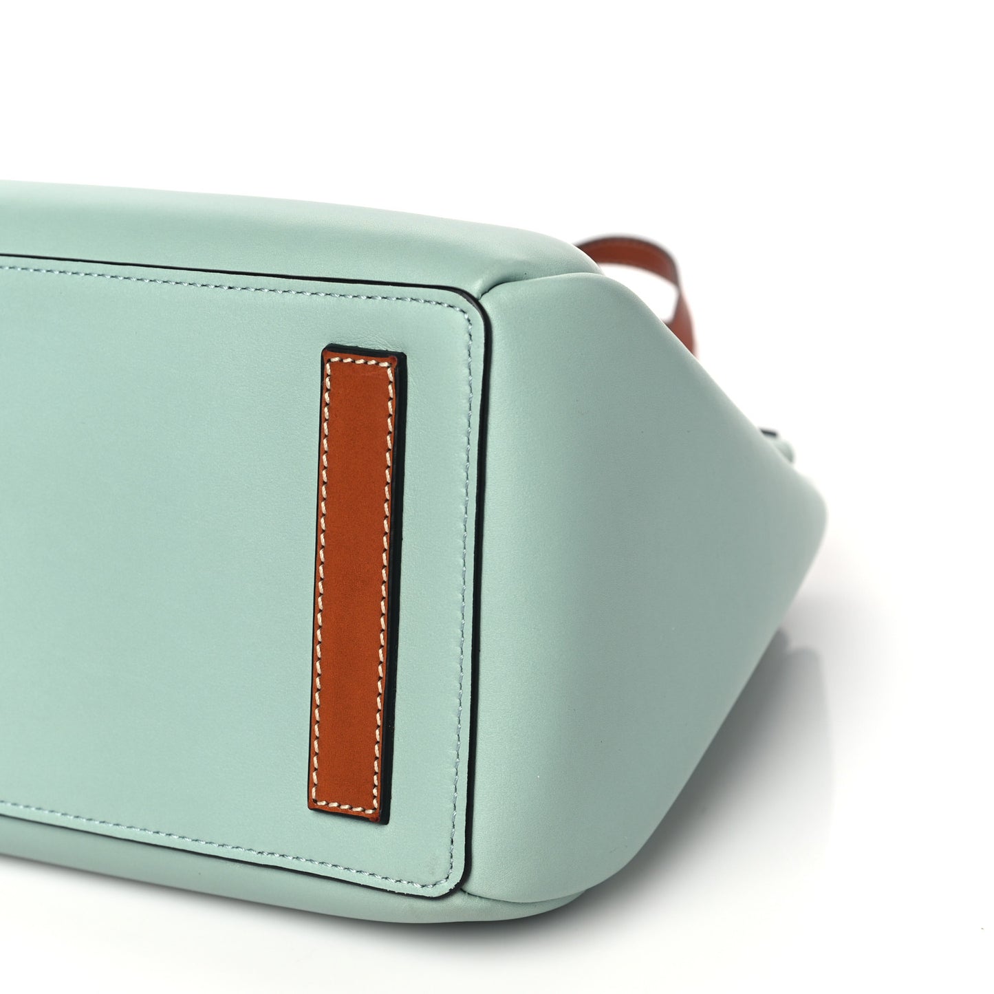 Boxcalf Lazo Tote Blue Tan