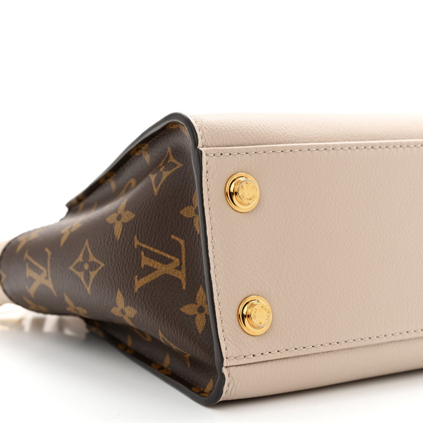 Calfskin Monogram On My Side PM Greige