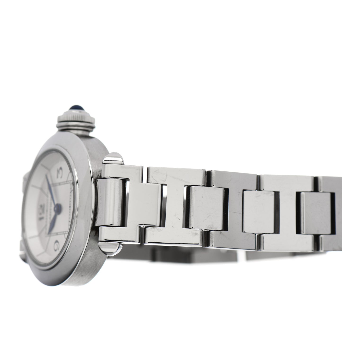 Stainless Steel 27mm Miss Pasha Quartz Watch Silver