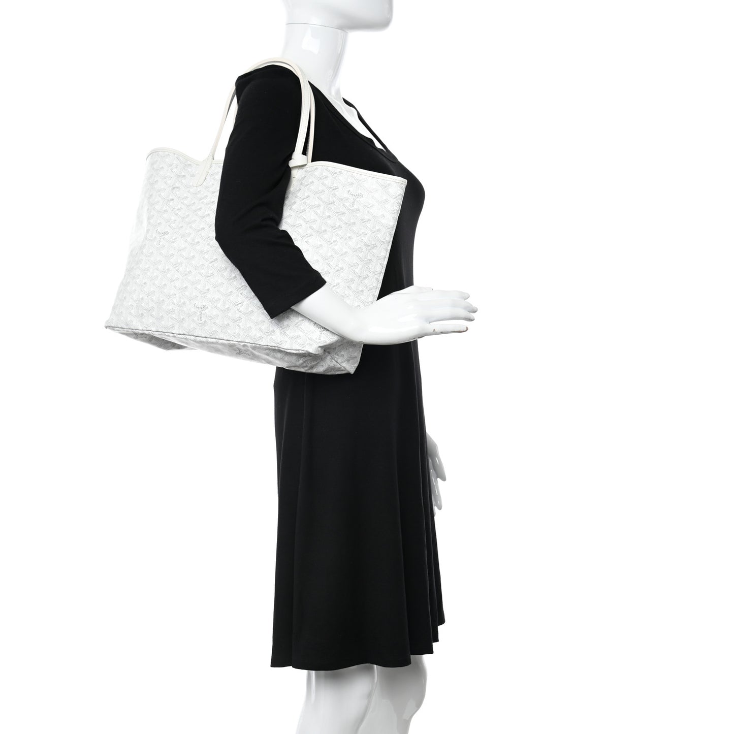 Goyardine Saint Louis PM White