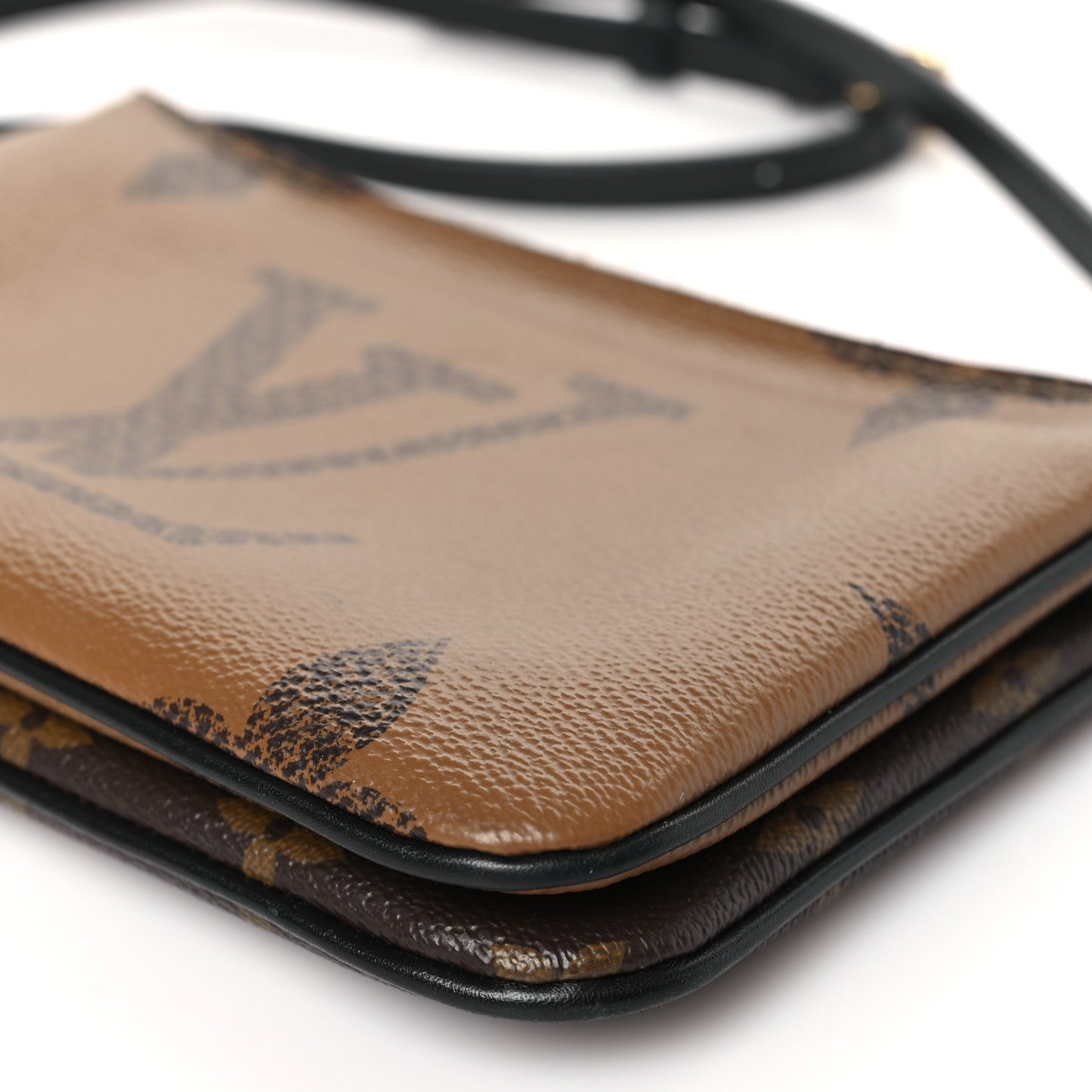 Reverse Monogram Giant Double Zip Pochette