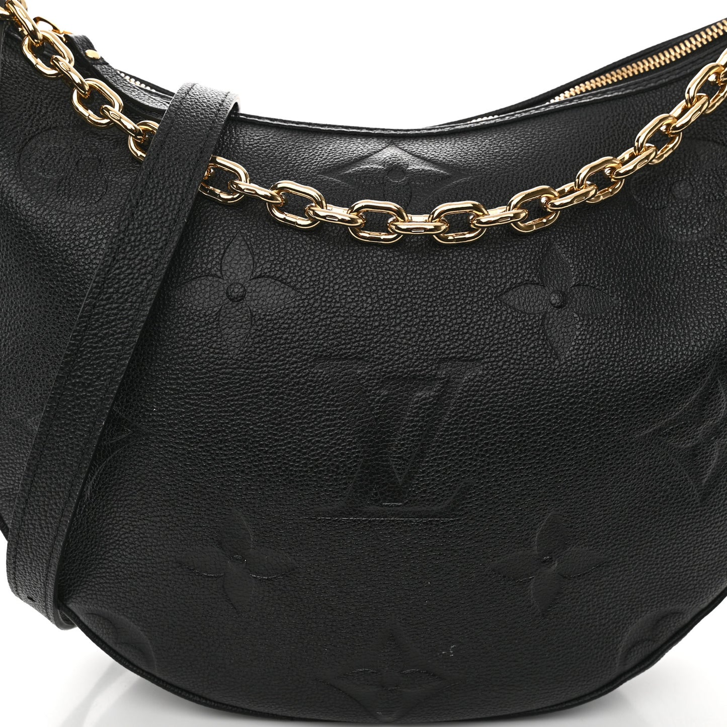Empreinte Monogram Giant Loop Hobo Black