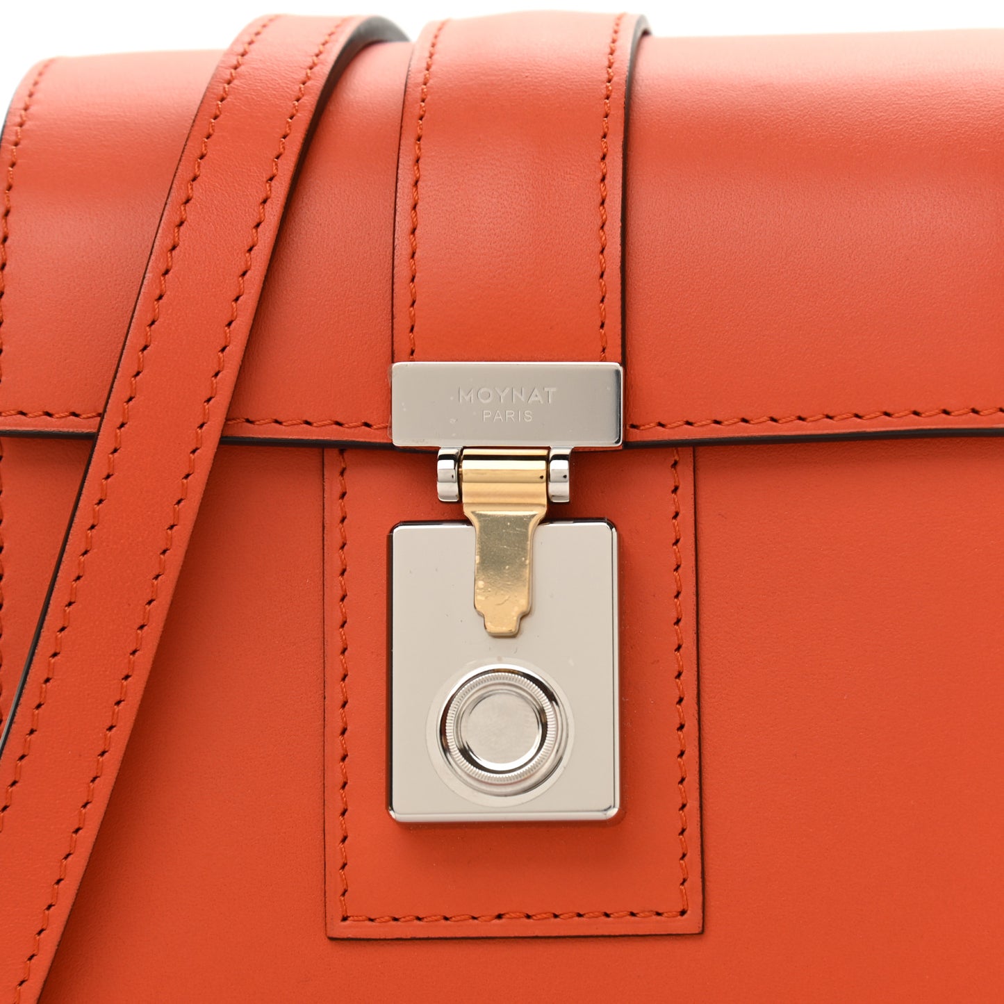 Box Calfskin Cabotine Orange