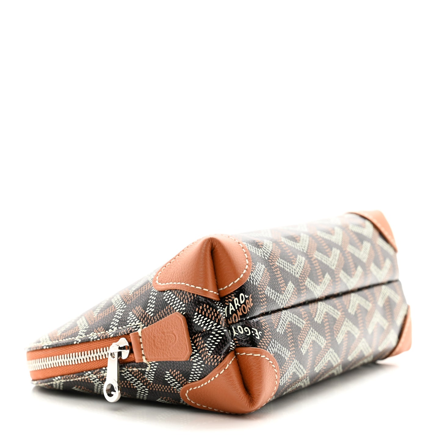 Goyardine Vendome Toiletry Pouch Black Gold