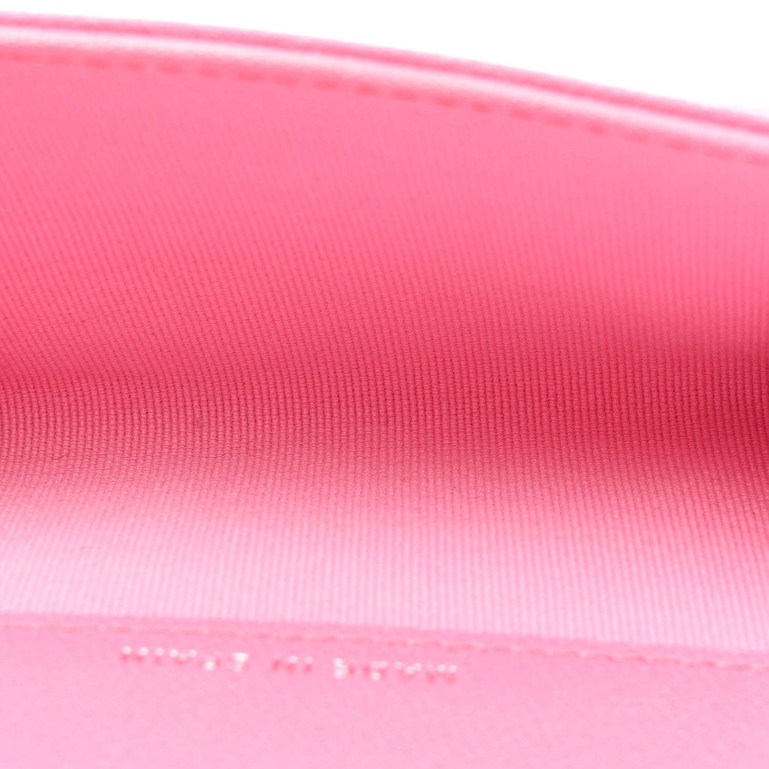Chanel Caviar Quilted Boy Flap Card Holder Wallet Pink 5 of 9