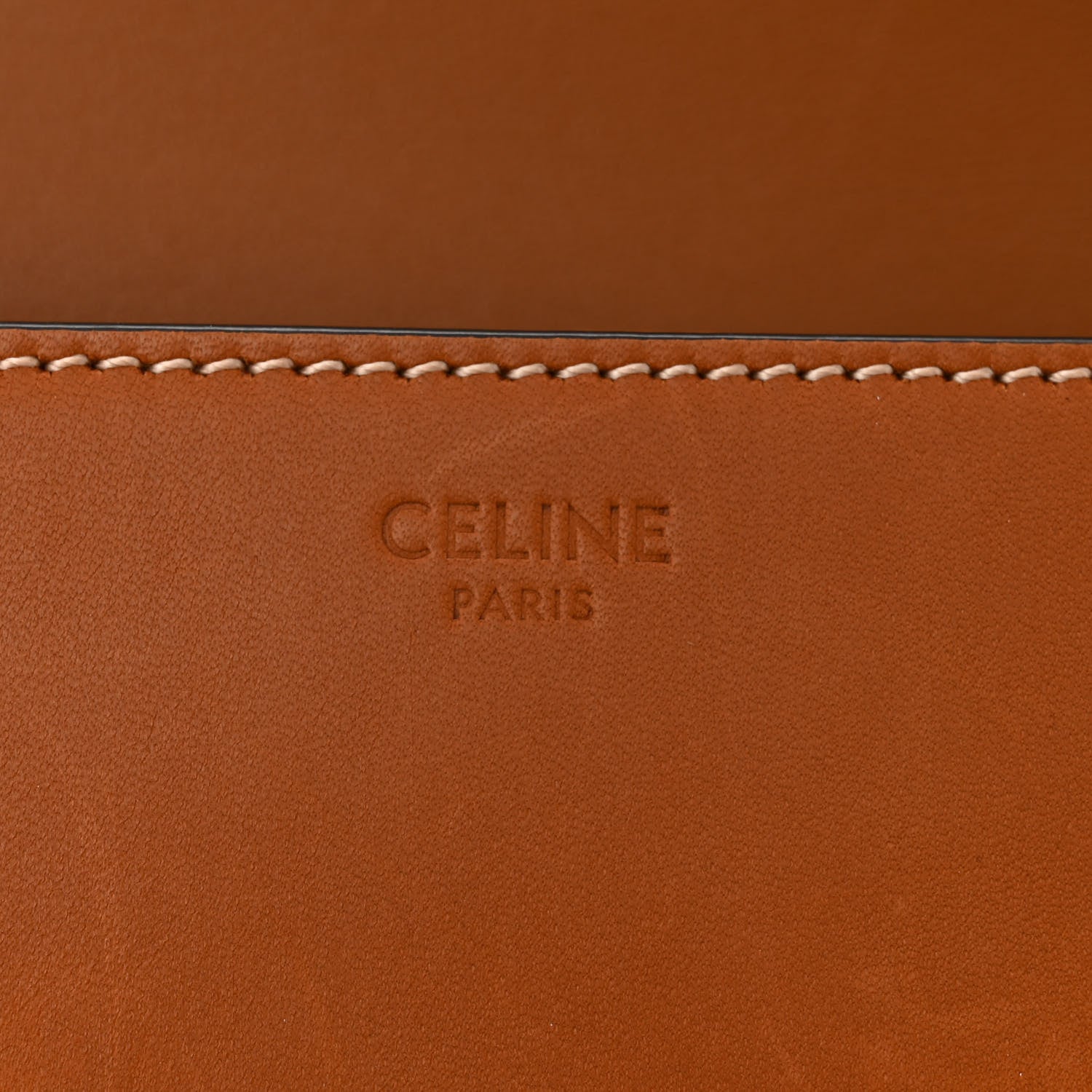 Celine Natural Calfskin Triomphe Shoulder Bag Tan 6 of 11