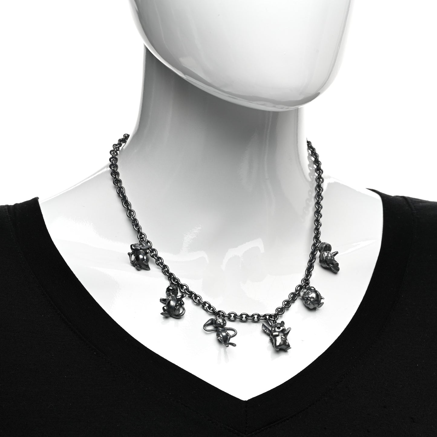 X ARSHAM STUDIOS X POKEMON Sterling Silver Diamond Station Necklace