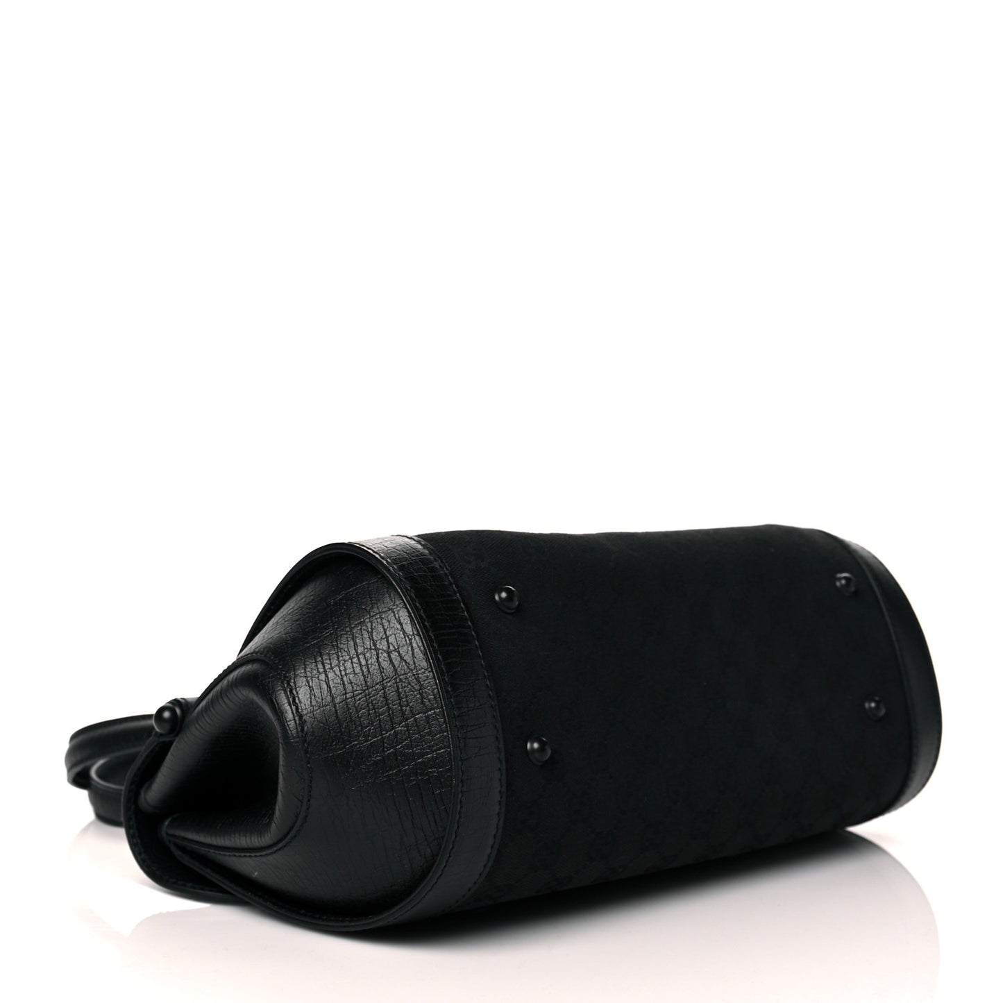 Monogram Bamboo Bullet Bag Black