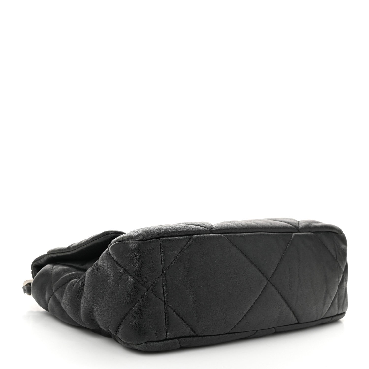 Chanel Goatskin Quilted Medium Chanel 19 Flap Black 4 of 10