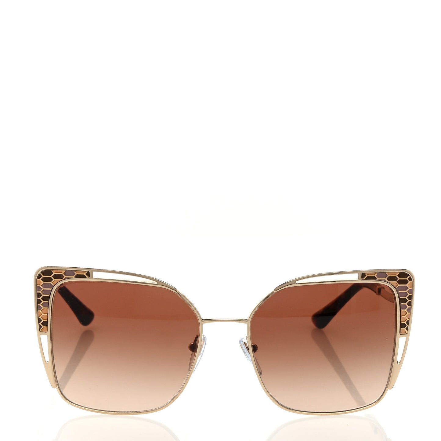 Serpenti 6179 Sunglasses Brown Gold