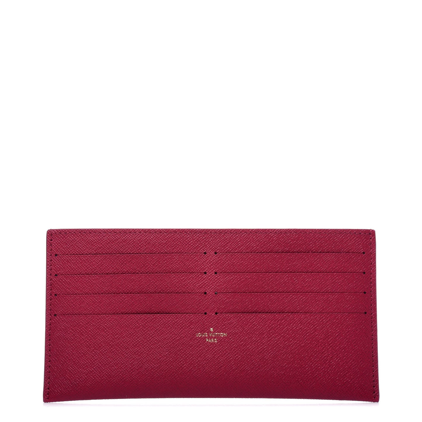Calfskin Felicie Card Holder Insert Fuchsia