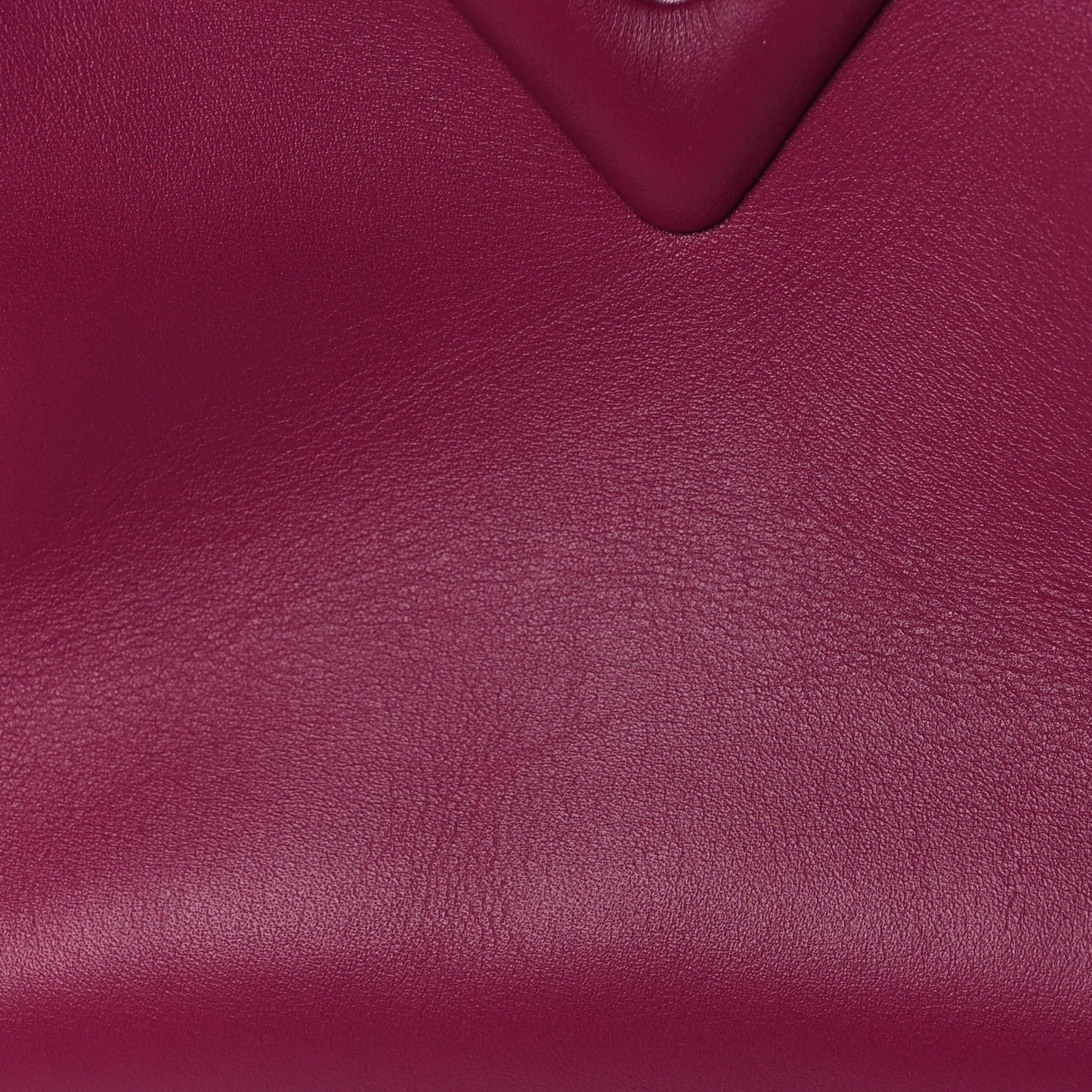 Calfskin Small The Point Triangle Bag Cinnabar