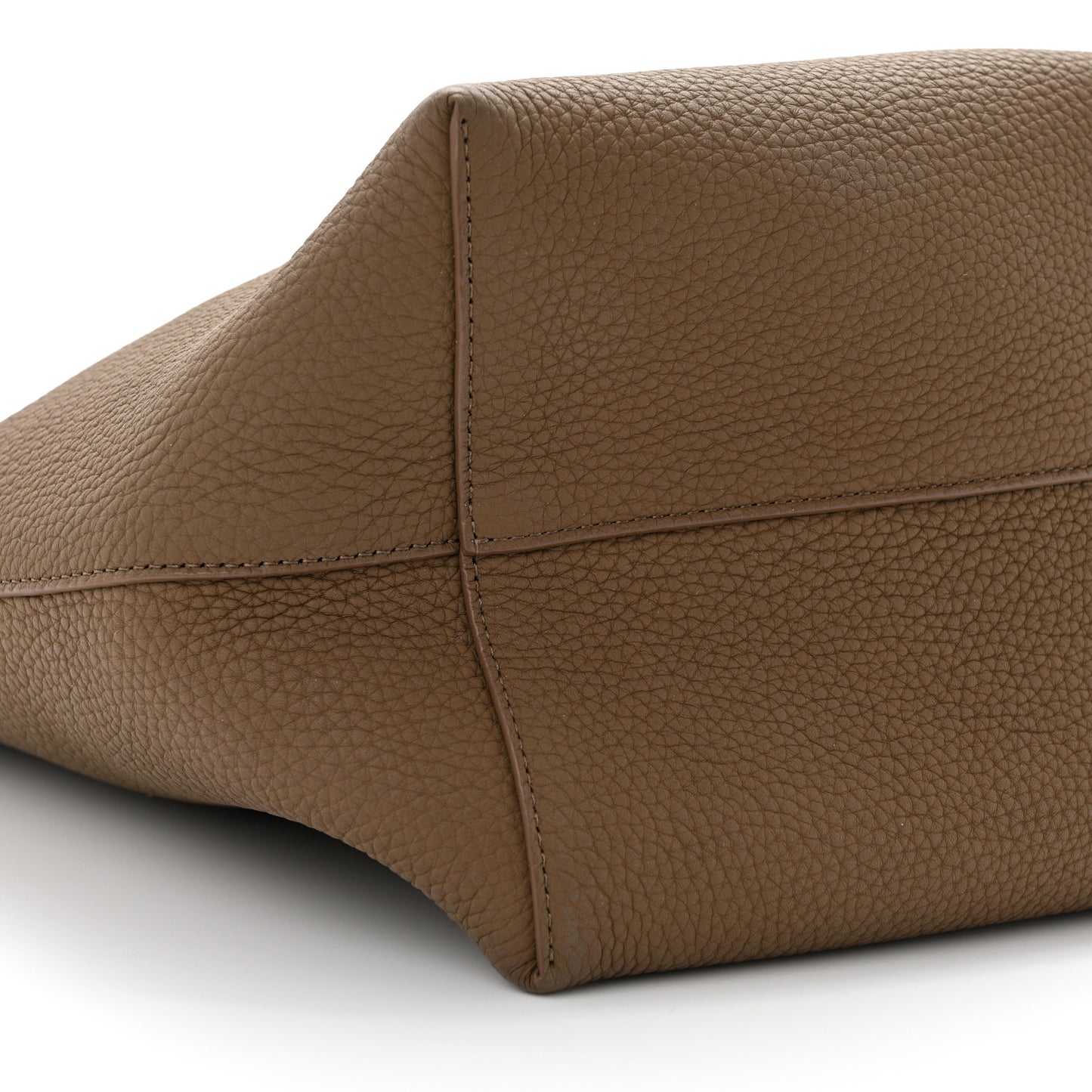 Grained Calfskin Medium N/S Park Tote Taupe