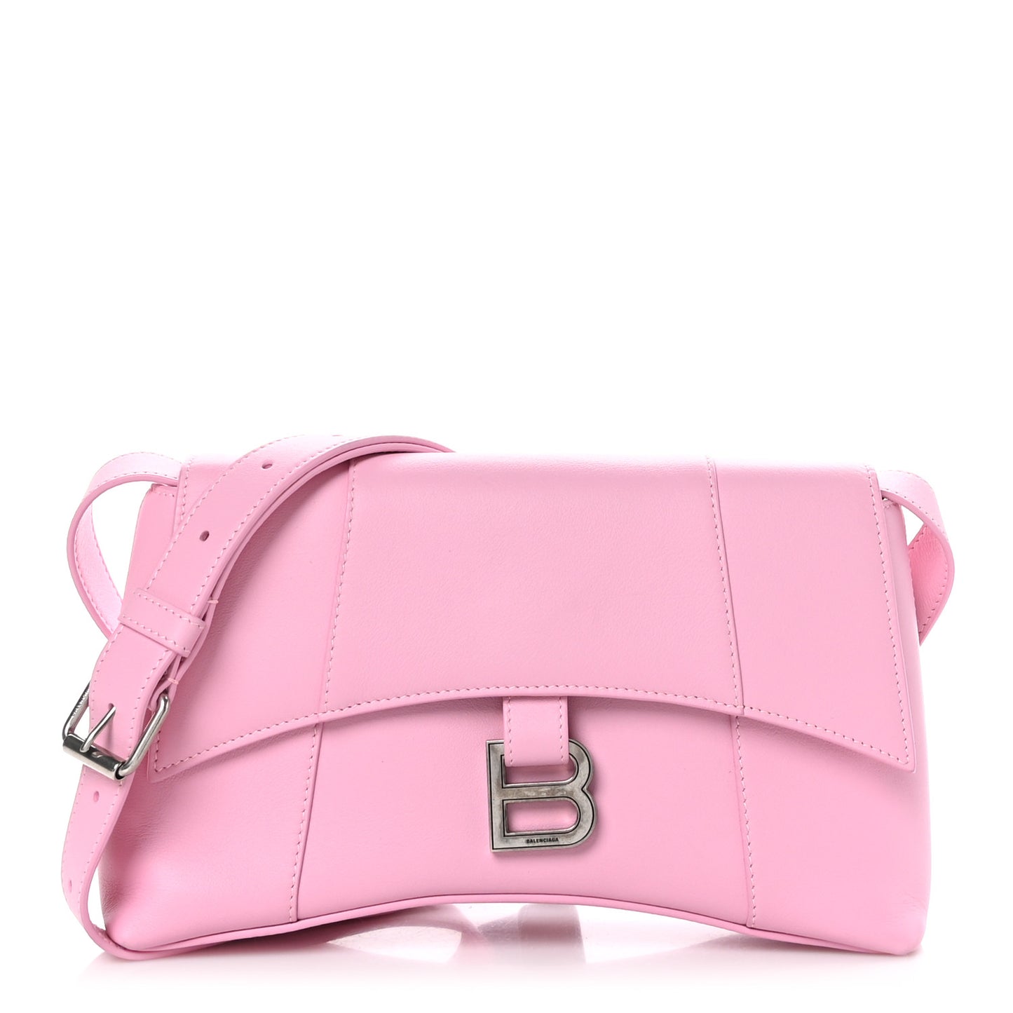 Semi Shiny Smooth Calfskin XS Downtown Shoulder Bag Candy Pink