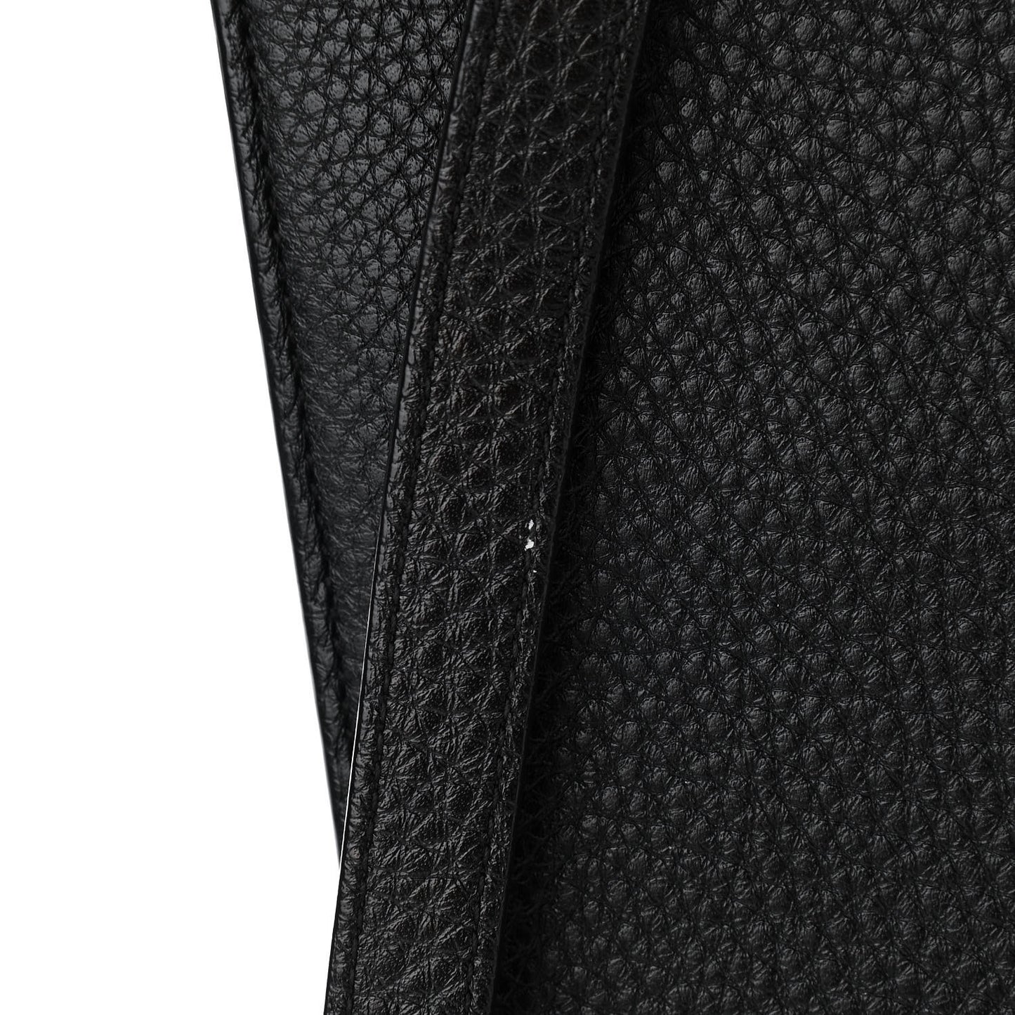 Grained Calfskin Small Sac De Jour Black