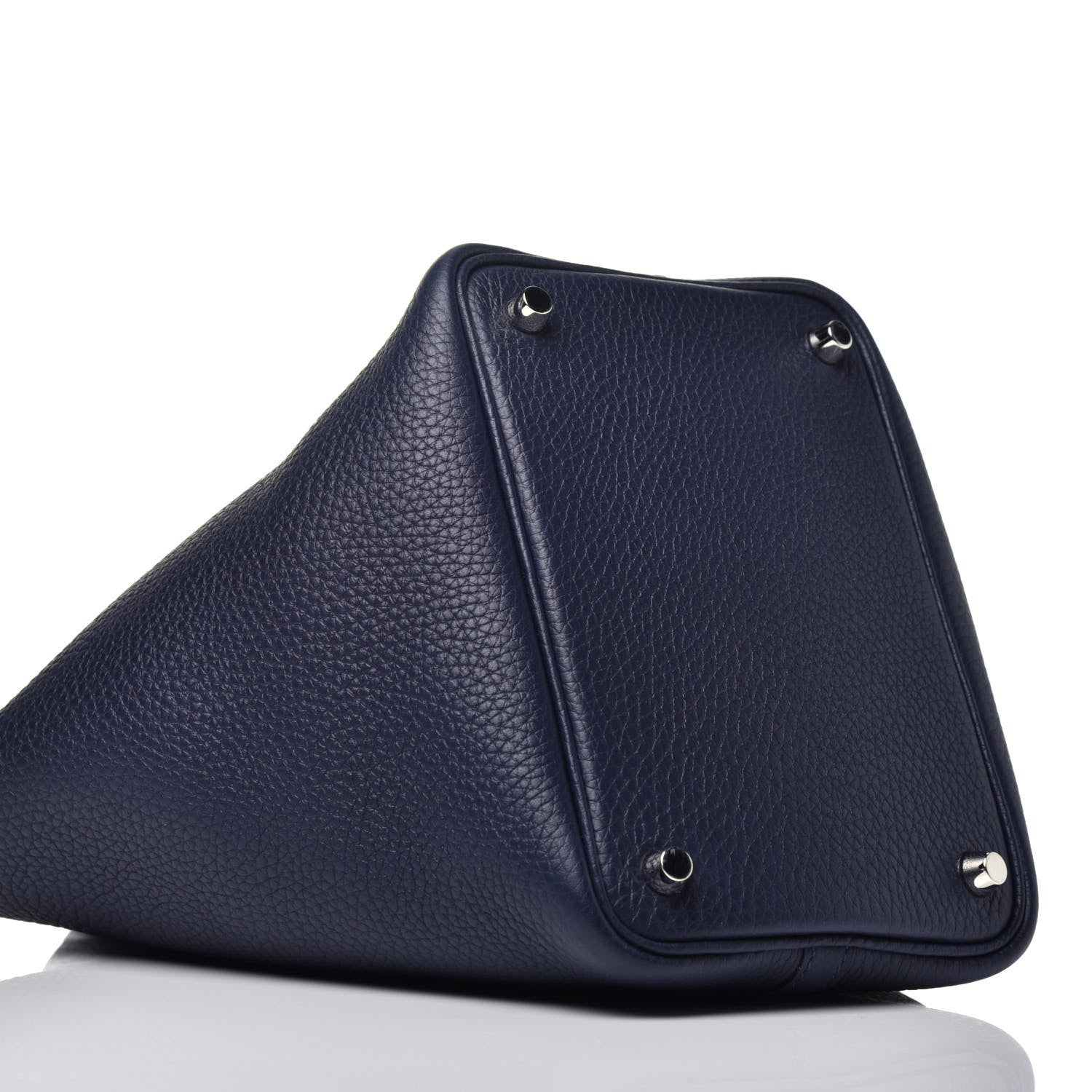 Hermes Taurillon Clemence Picotin Lock 18 PM Bleu Nuit 7 of 8