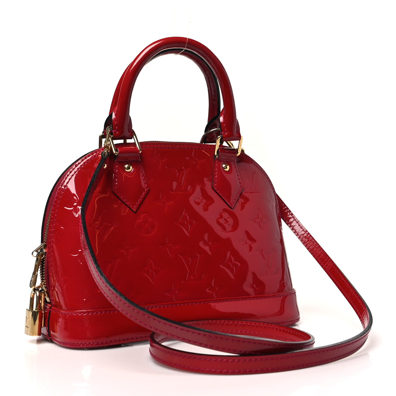 Louis Vuitton Vernis Alma BB Rose Indien 3 of 9