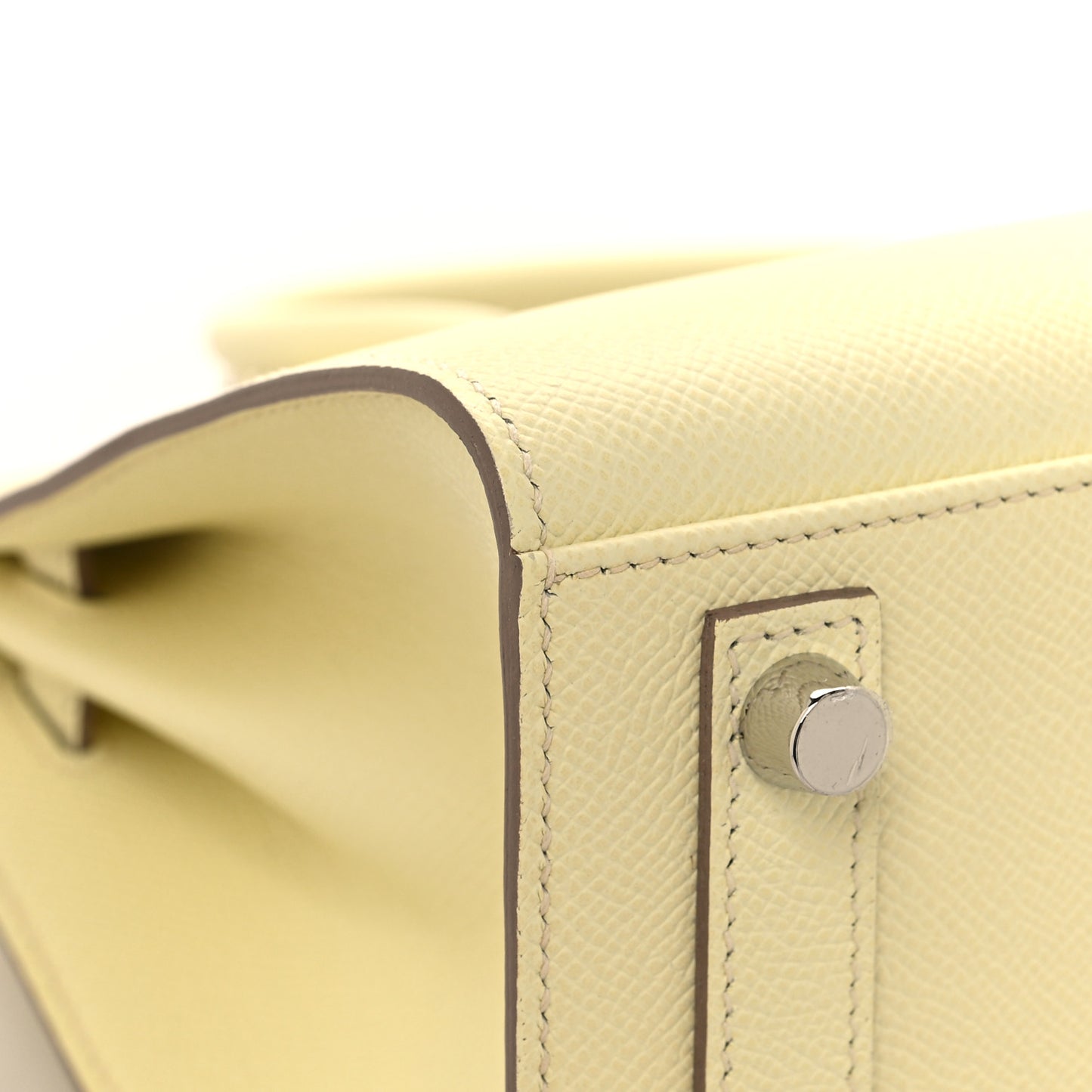 Epsom Birkin Sellier 25 Jaune Milton