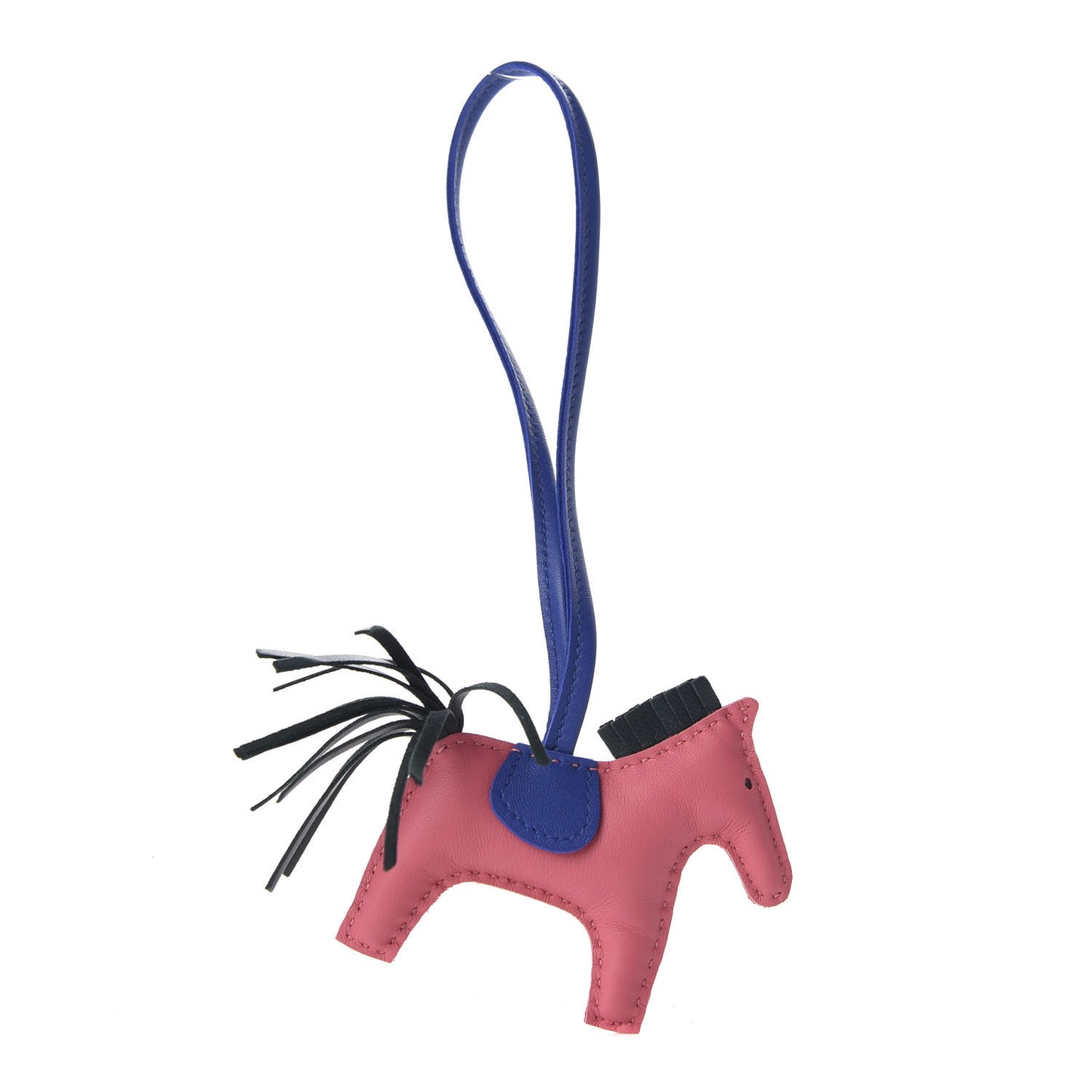 Milo Lambskin Grigri Rodeo Horse Bag Charm PM Rose Azalee Vert Cypress Bleu Electrique