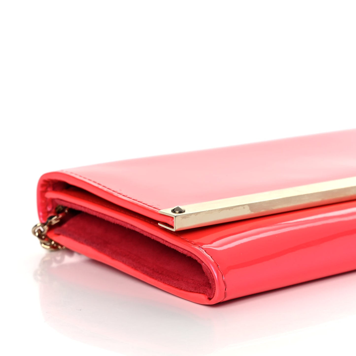 Patent Milla Wallet on Chain Pink