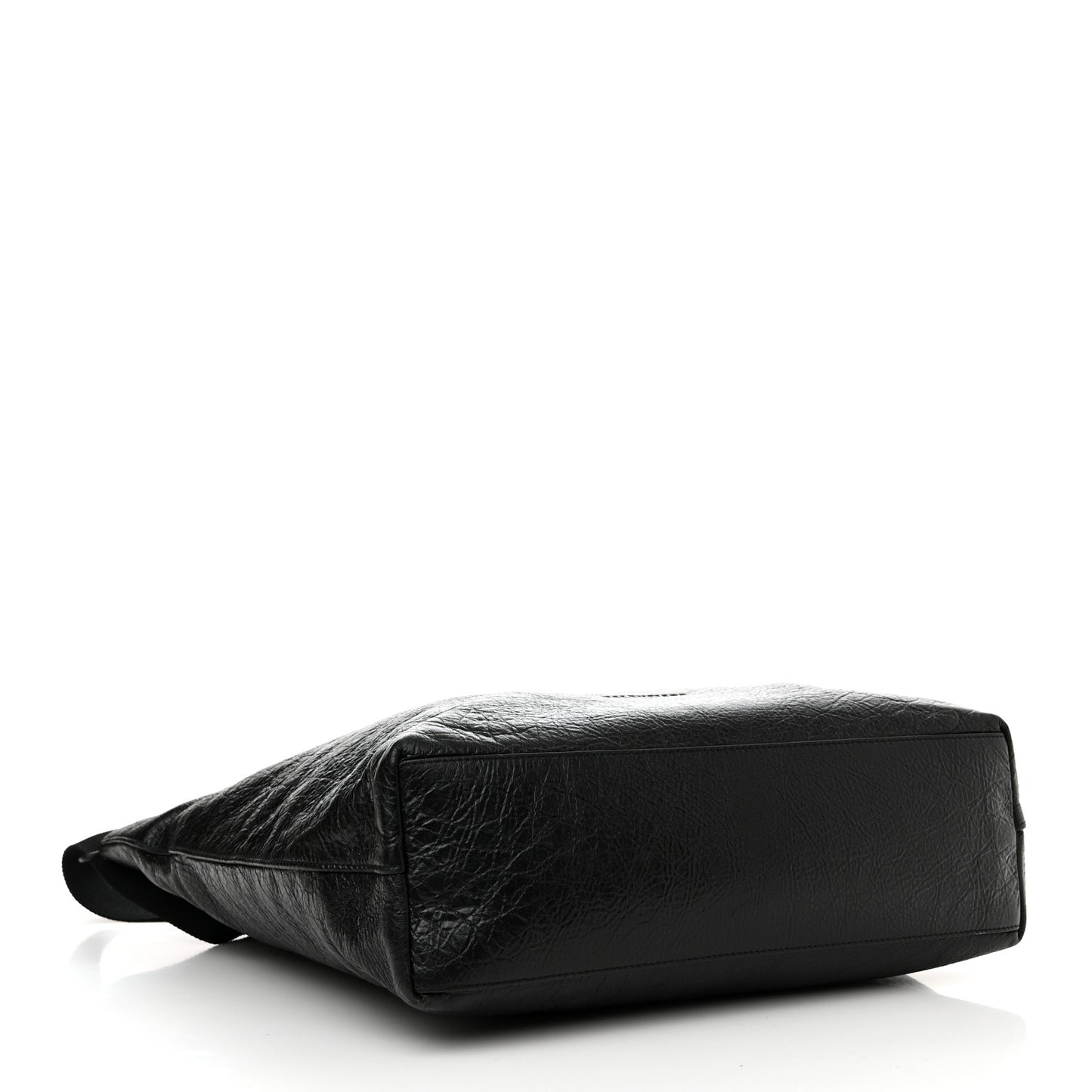 Agneau Arena Explorer Tote Bag with Strap Black