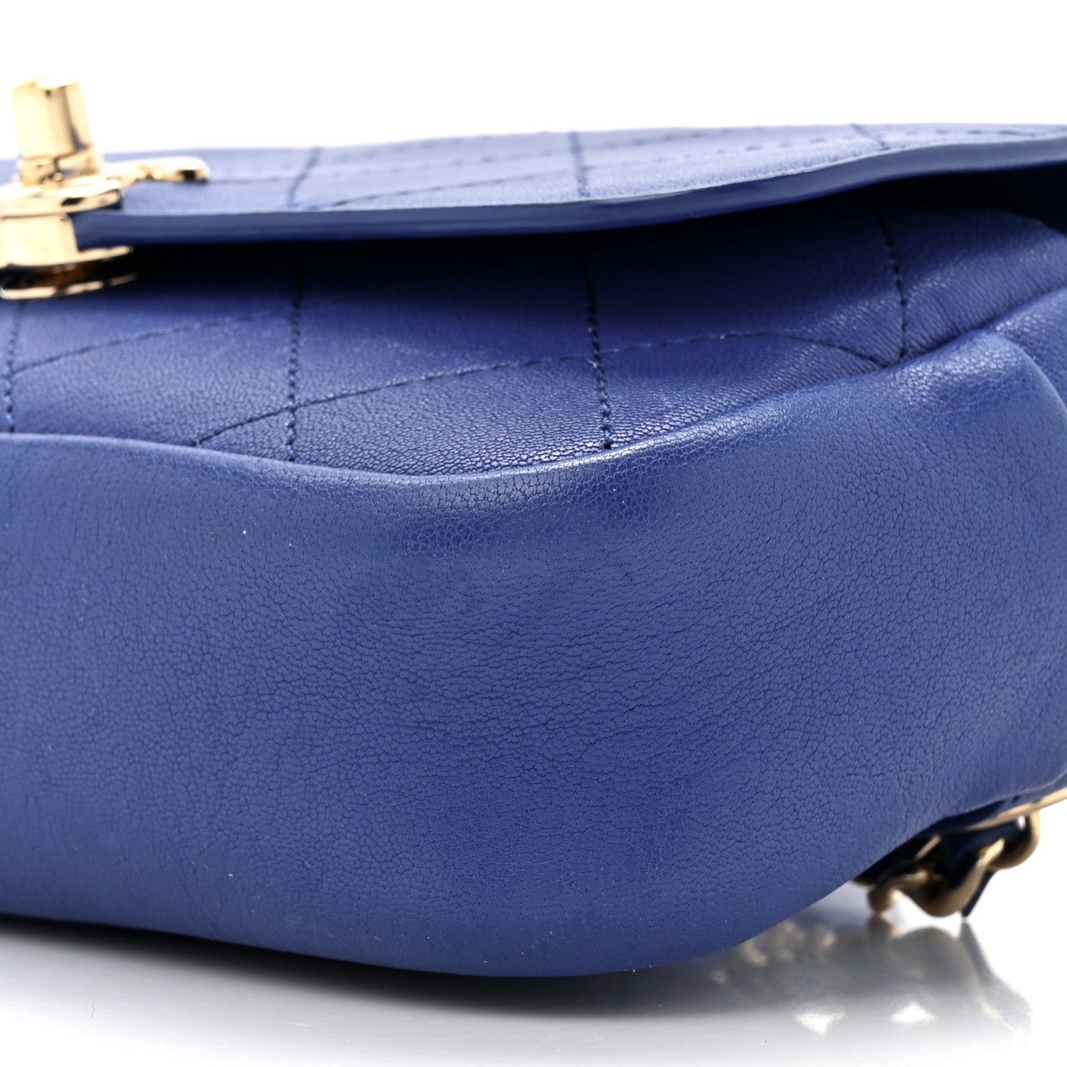 Chanel Calfskin Casual Trip Waist Bag Blue 8 of 9