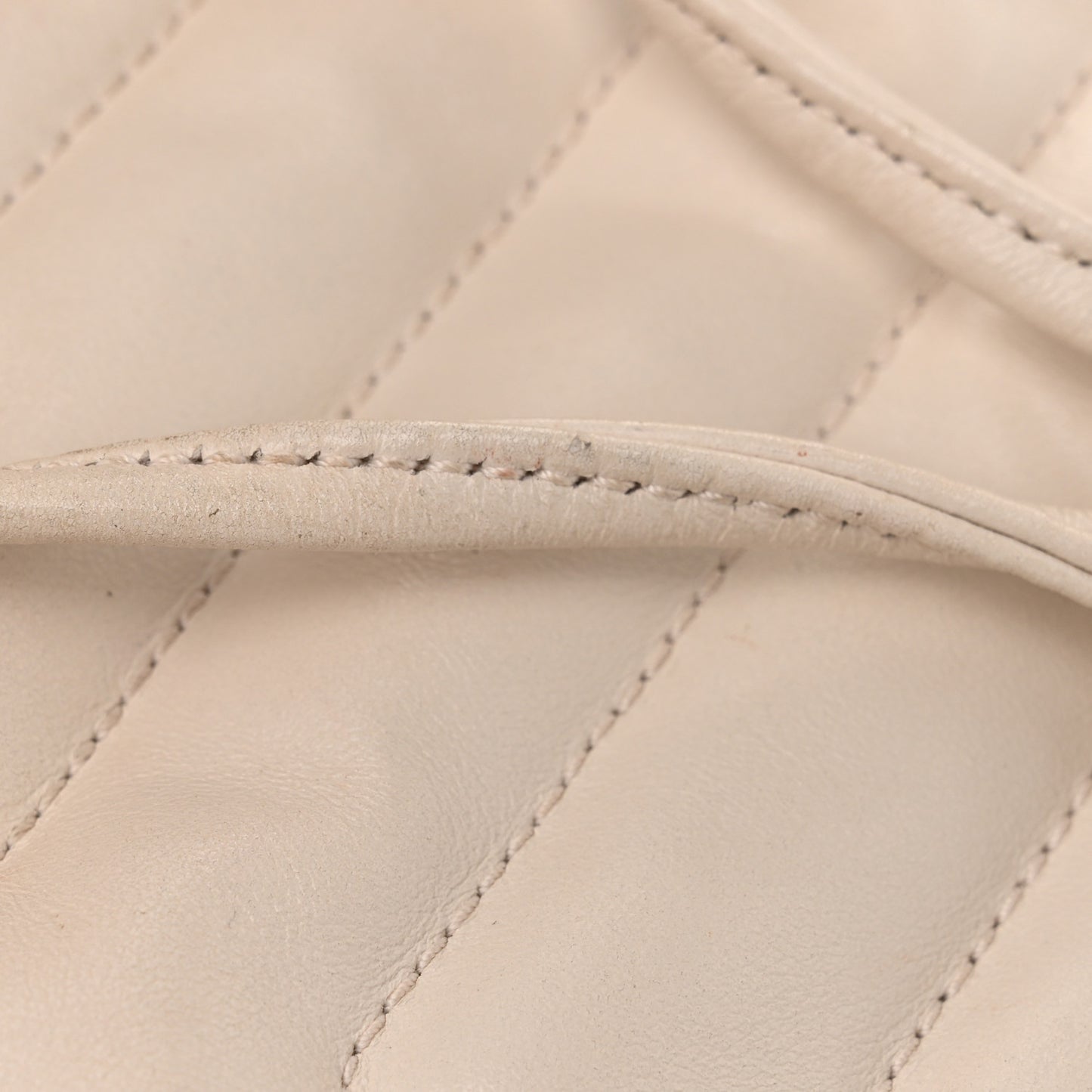 Calfskin Y Quilted Monogram Small Loulou Backpack Cream Souffle