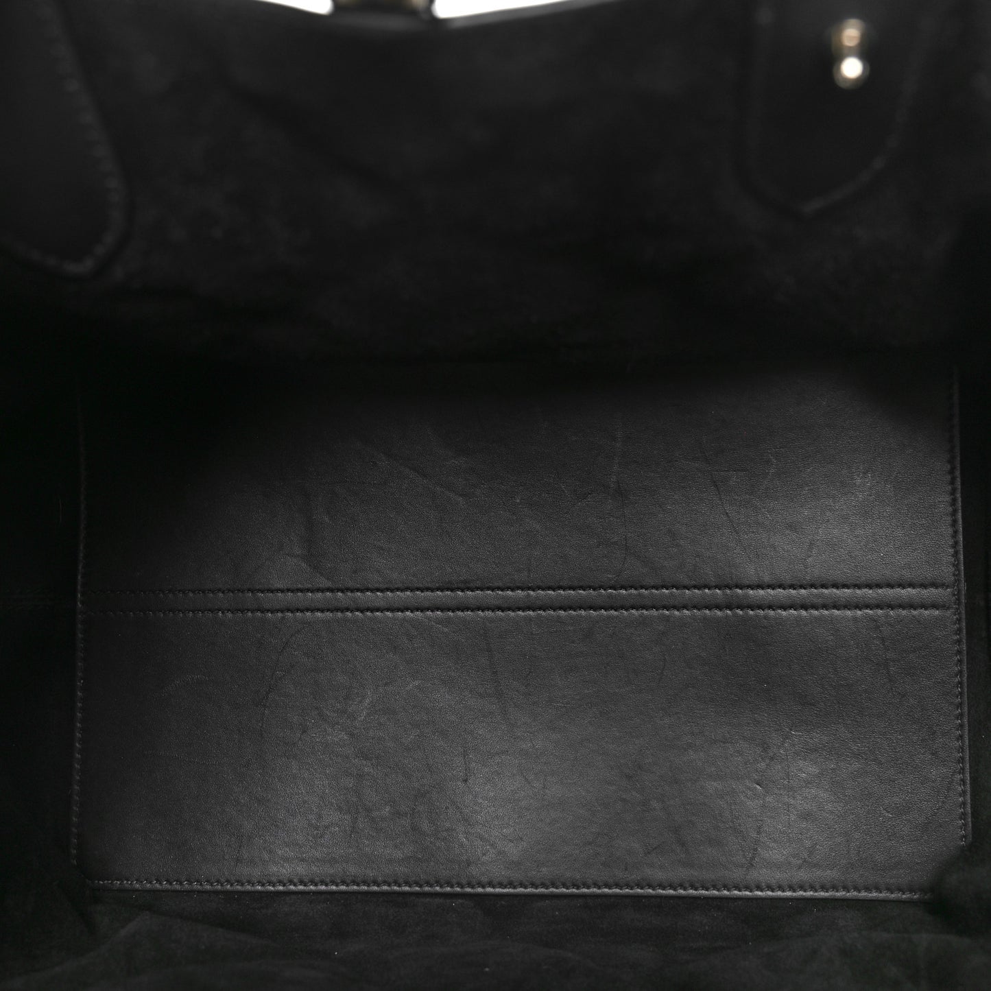 Calfskin Macrocannage Large Toujours Black