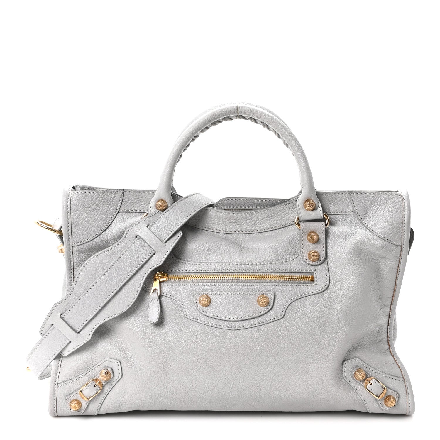 Balenciaga Chevre Giant 12 Gold Hardware City Gris Glace 1892847