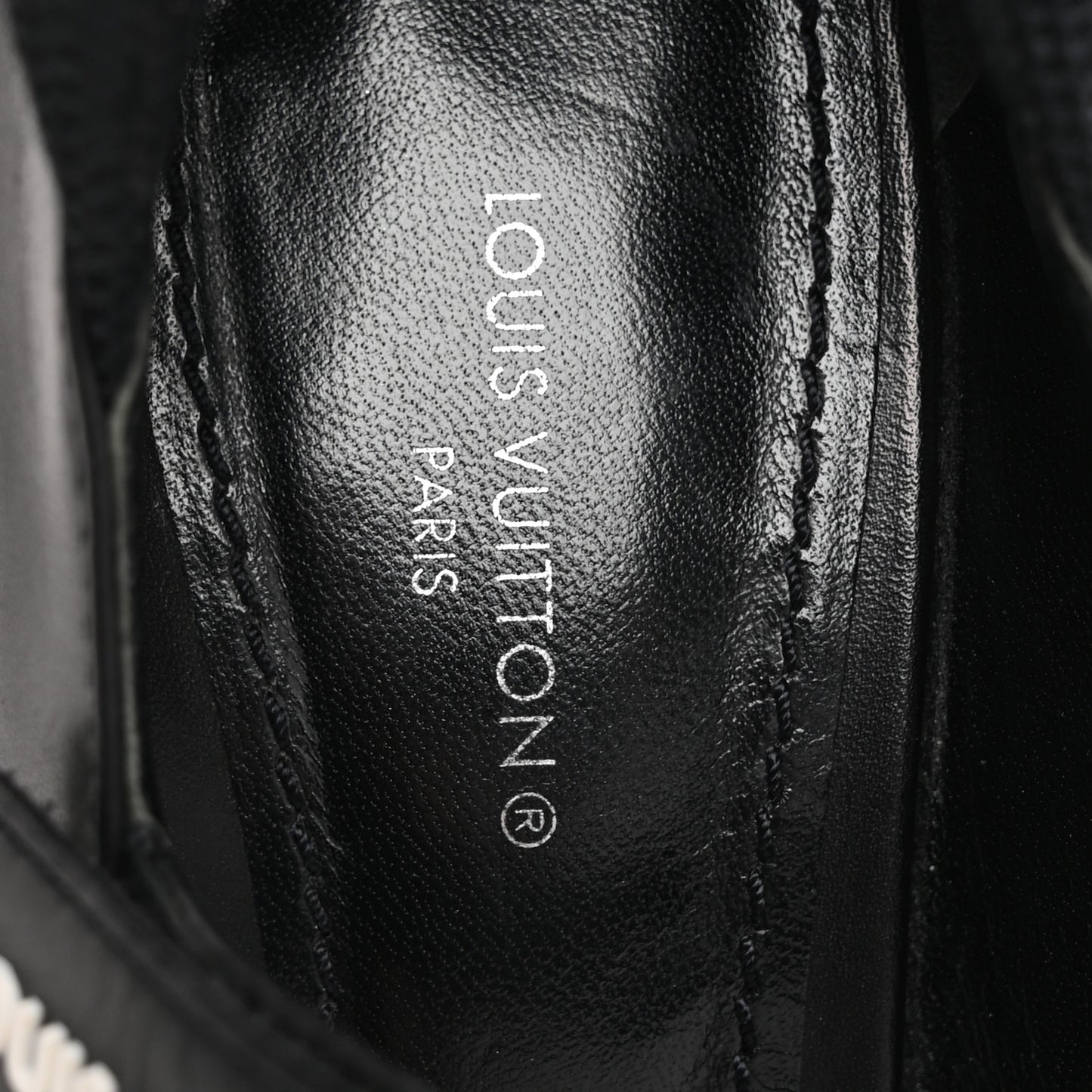 Calfskin Star Trail Ankle Pumps 37 Black