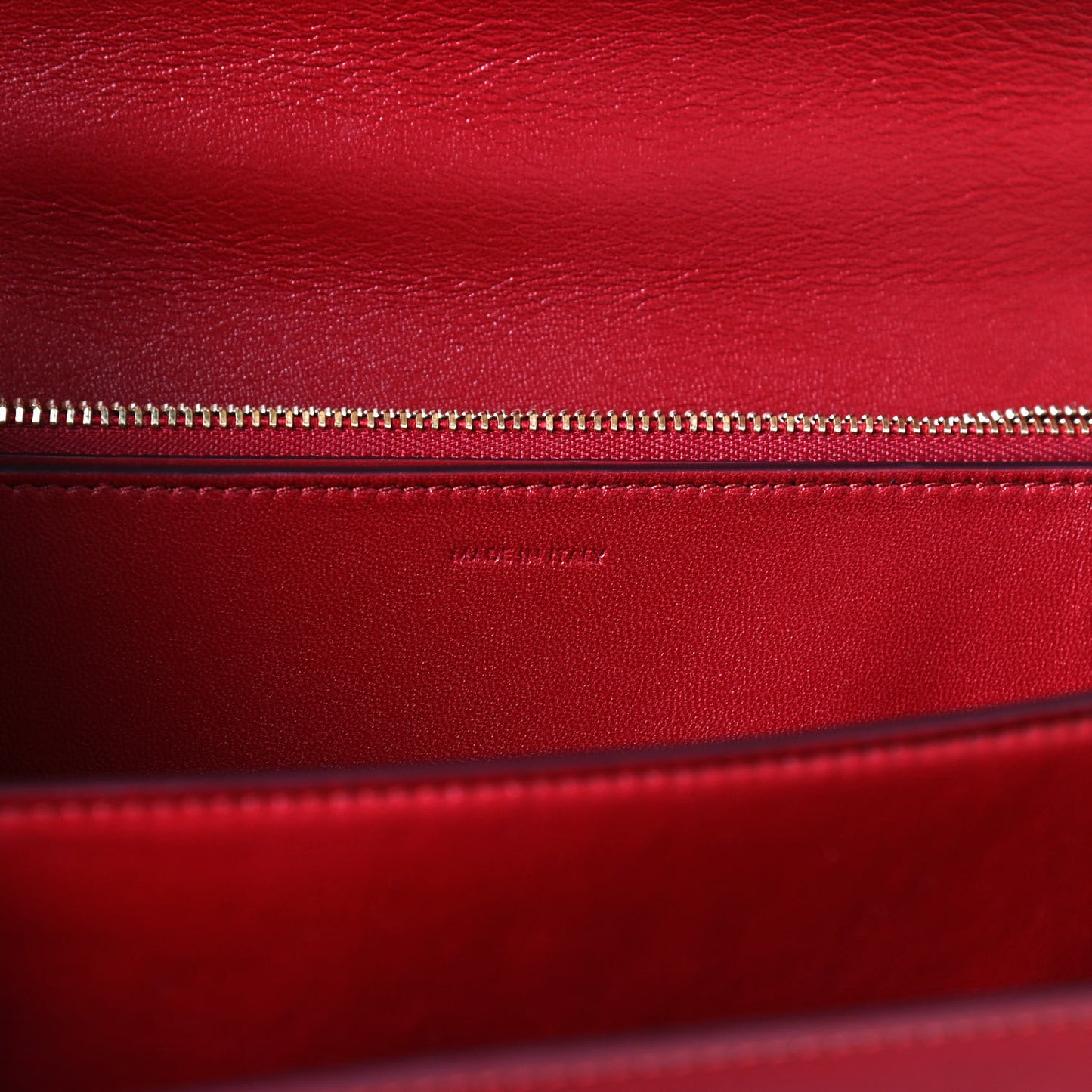 Box Calfskin Medium Classic Box Flap Bag Red