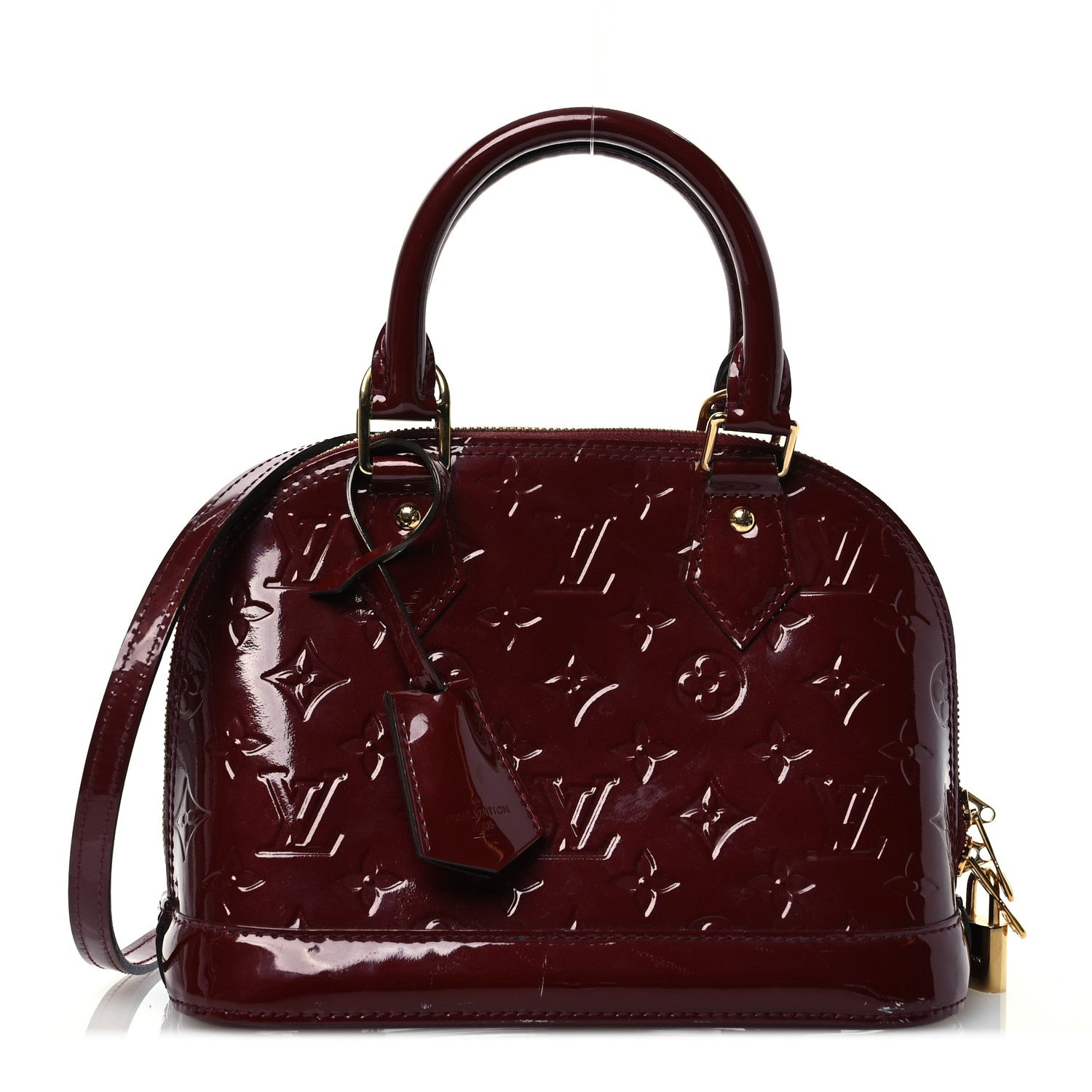 Louis Vuitton Vernis Alma BB Griotte 1 of 18