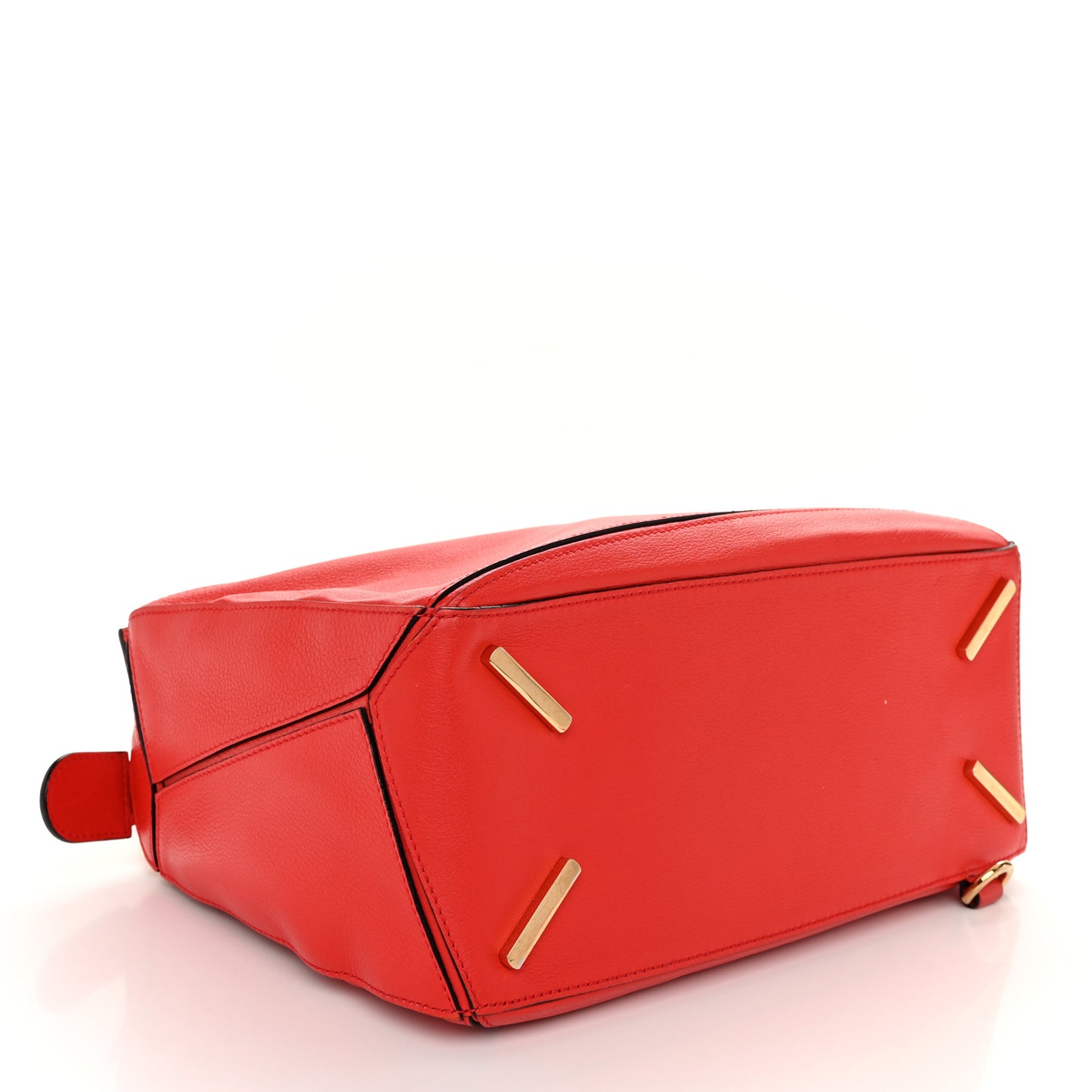 Calfskin Medium Puzzle Bag Scarlet