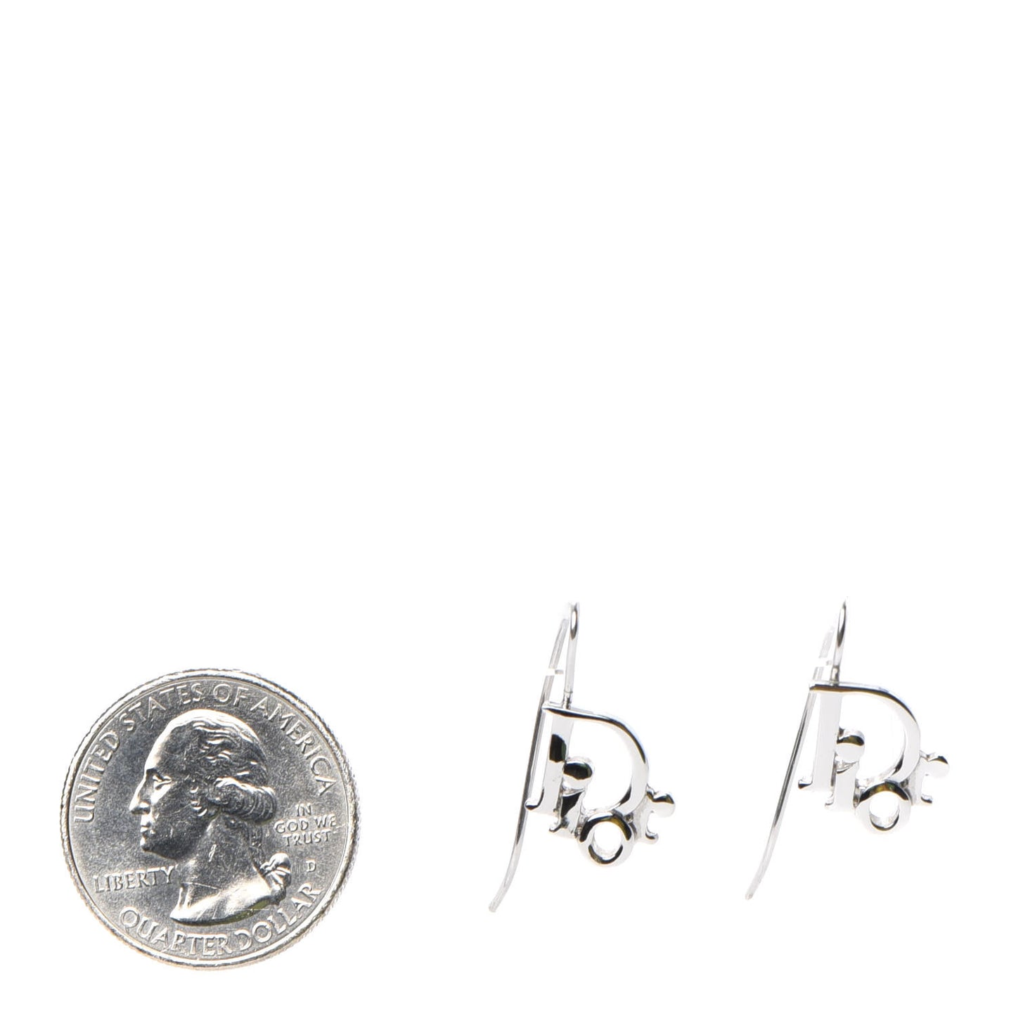 Logo Earrings Silver