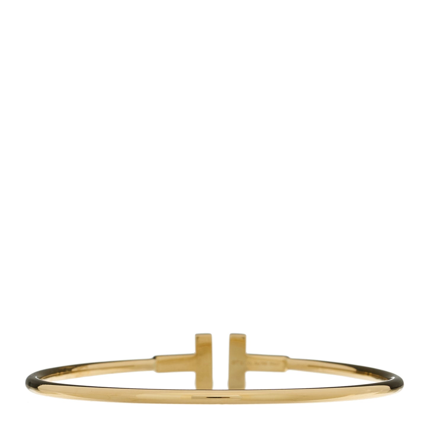18K Yellow Gold T Wire Bracelet