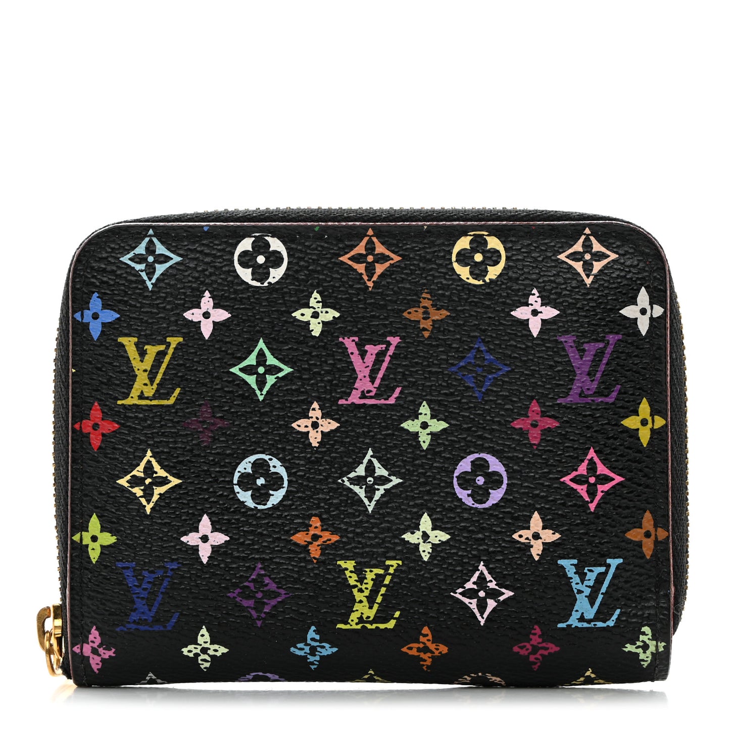Monogram Multicolor Zippy Coin Purse Black Grenade