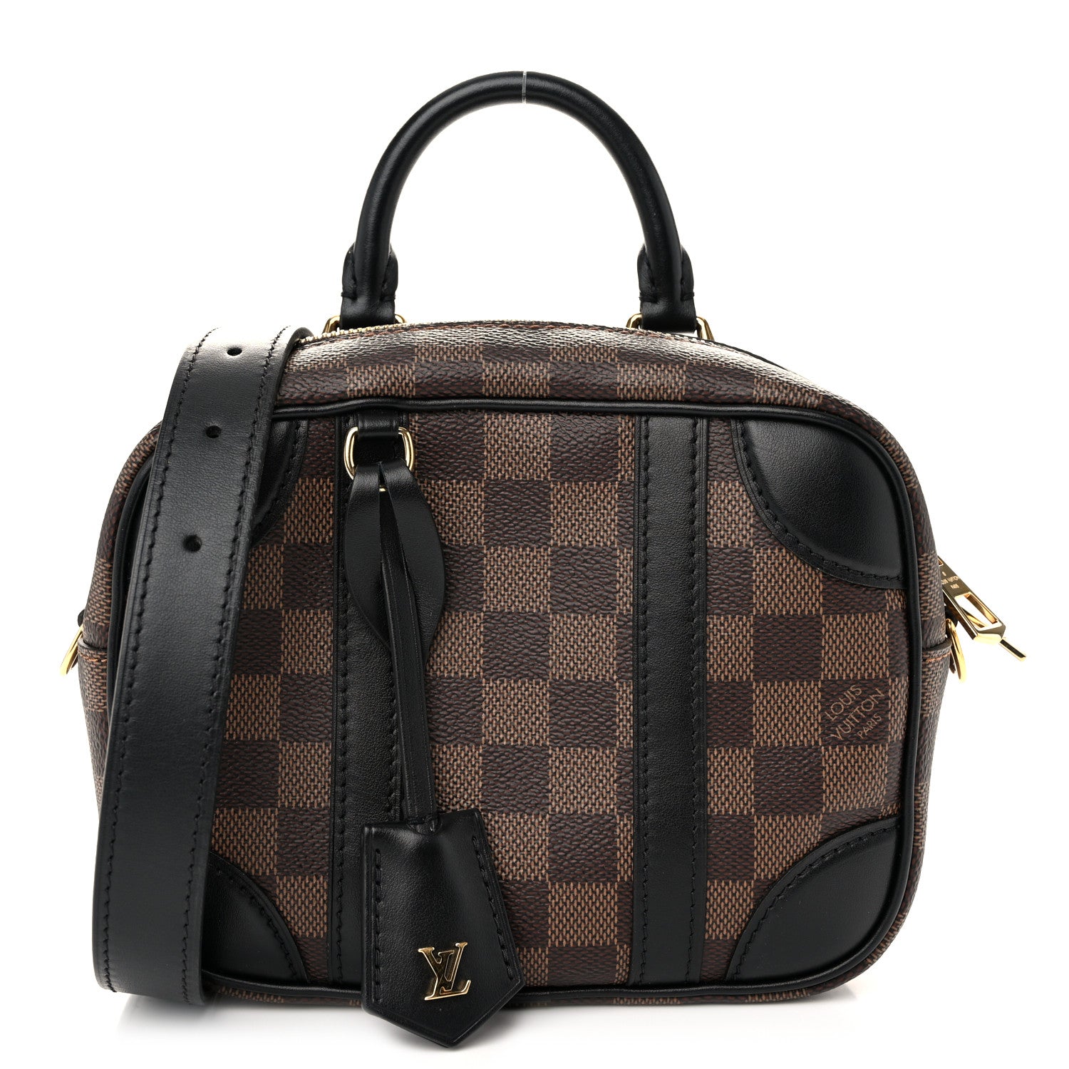 Louis Vuitton Damier Ebene Valisette Souple BB Black 1 of 9