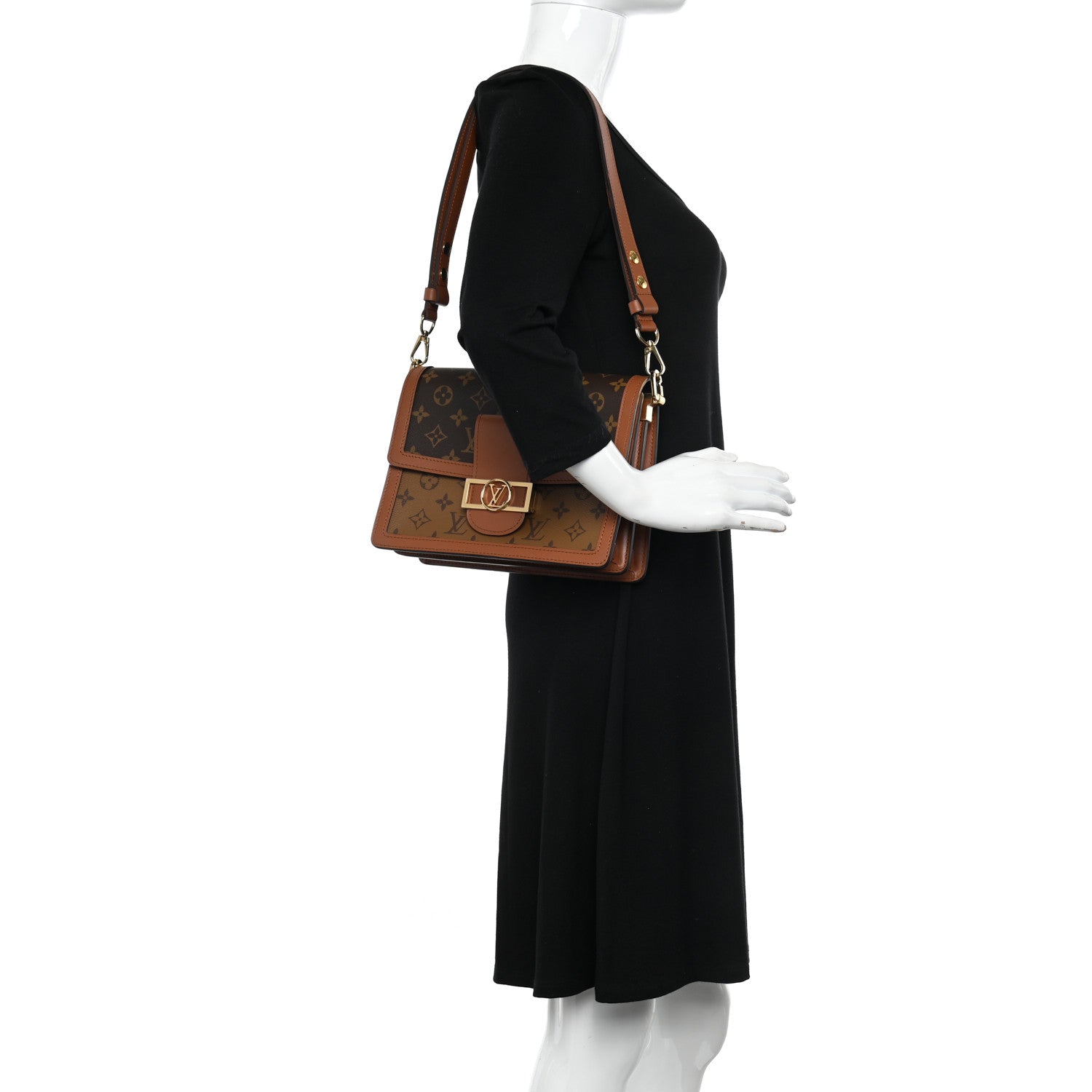 Louis Vuitton Reverse Monogram Dauphine MM 2 of 11