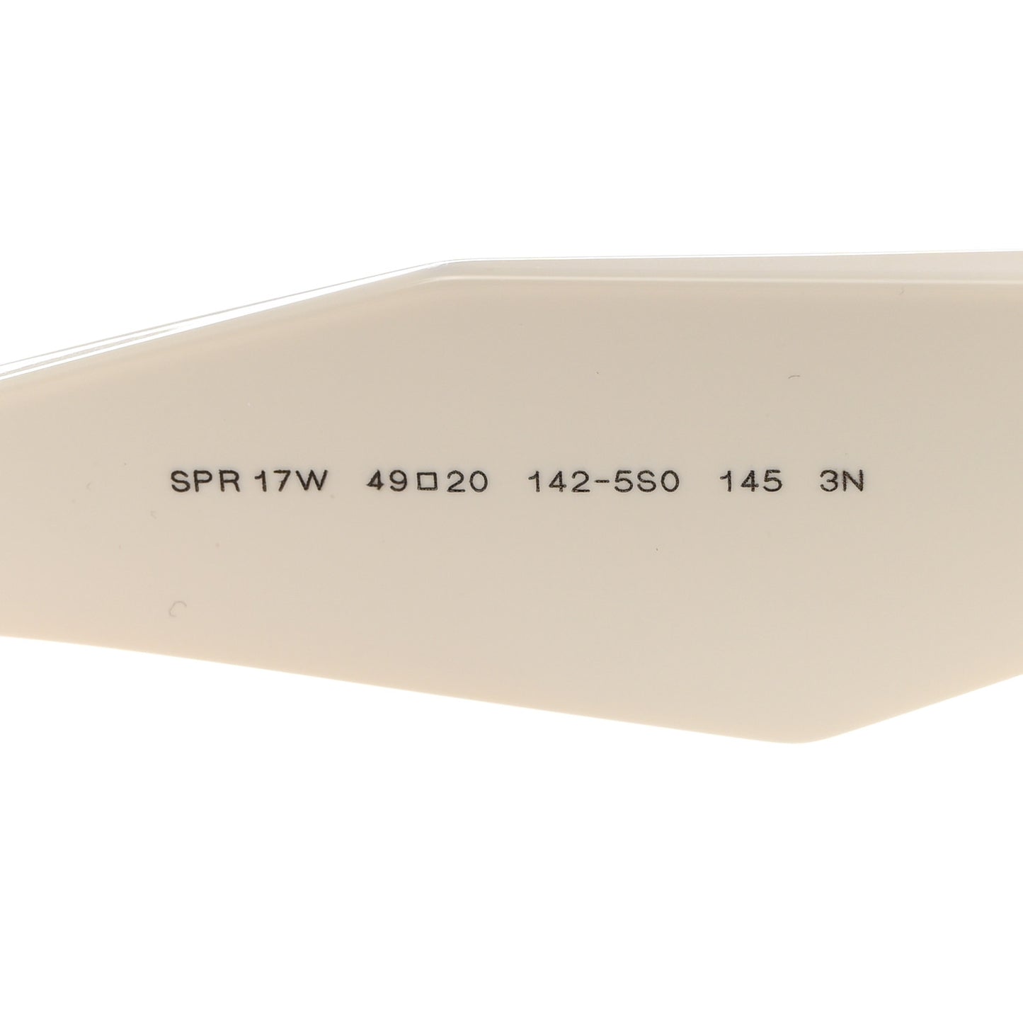 Acetate Symbole Sunglasses SPR 17W White
