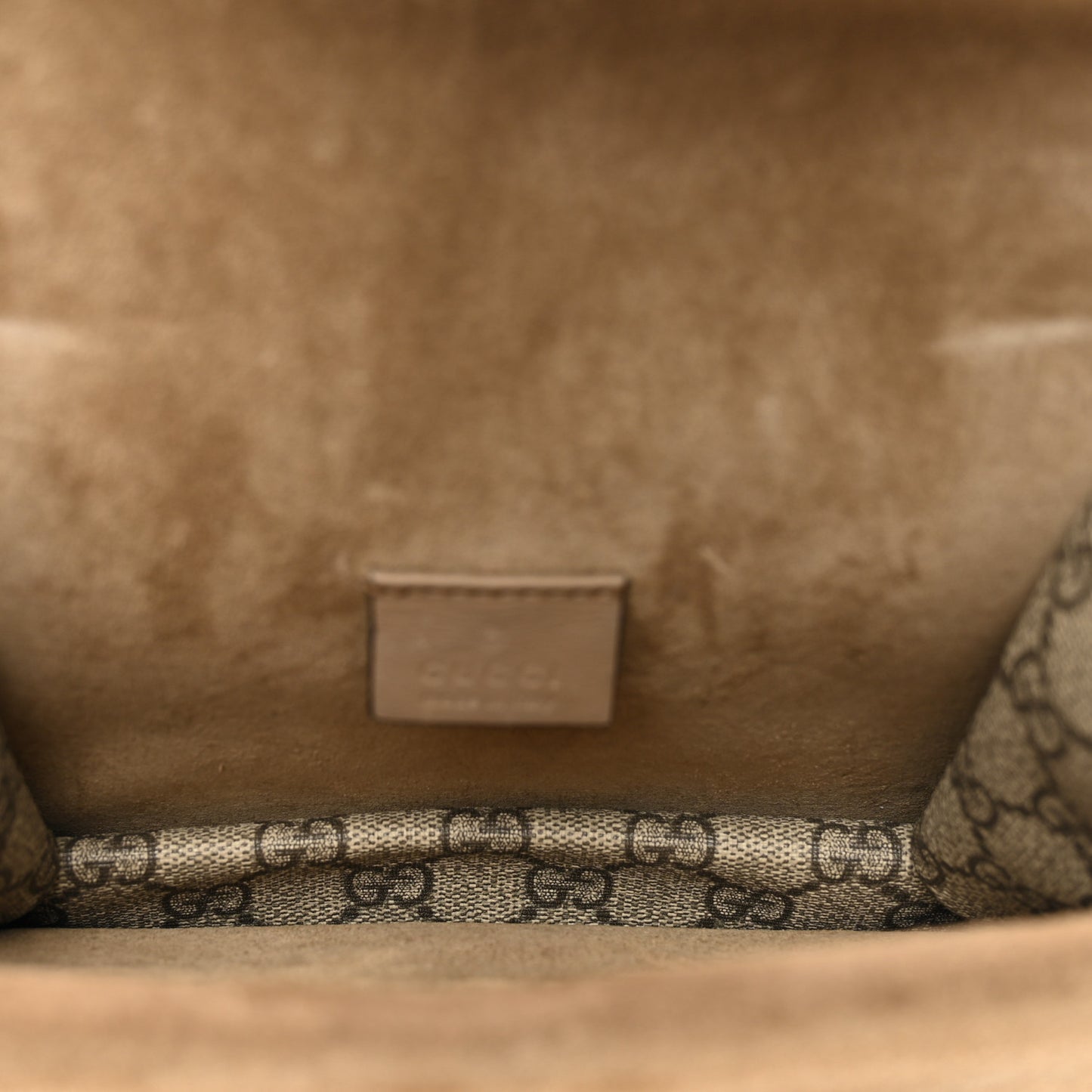 GG Supreme Monogram Mini Dionysus Shoulder Bag Taupe