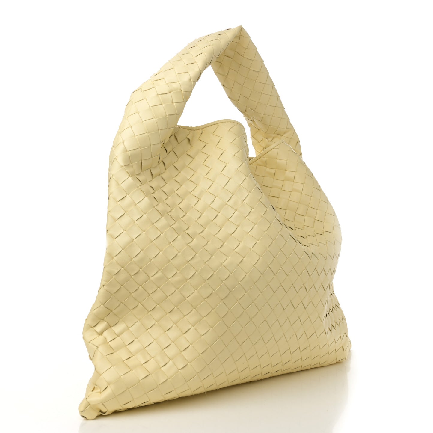 Calfskin Intrecciato Large Hop Camomile