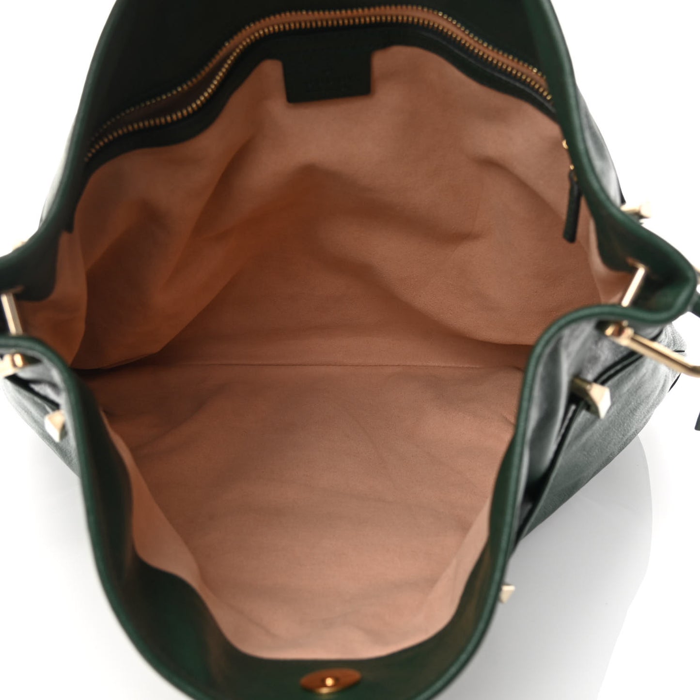 Sakai Calfskin Horsebit 1955 Cinch Top Messenger Bag Vintage Green