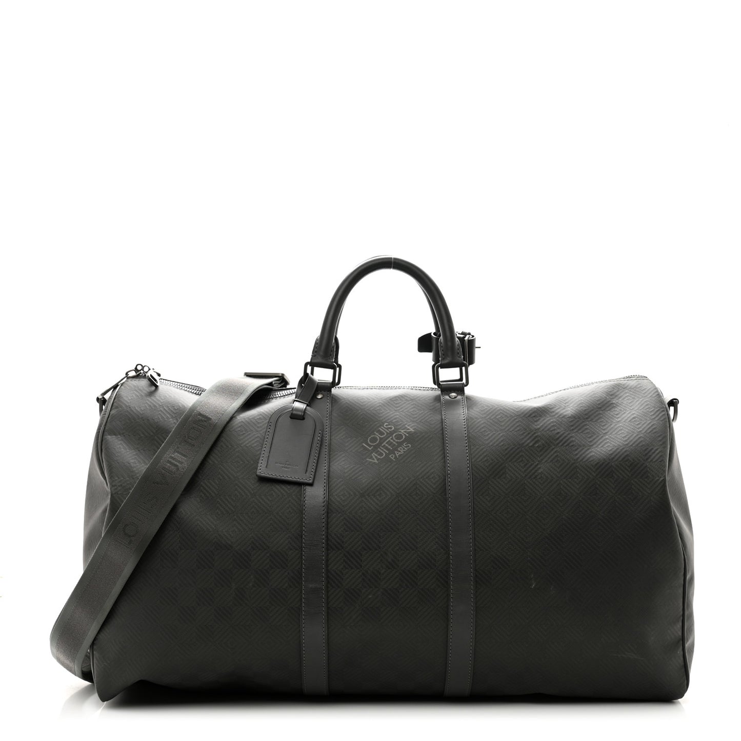 Damier Carbone Keepall Bandouliere 55