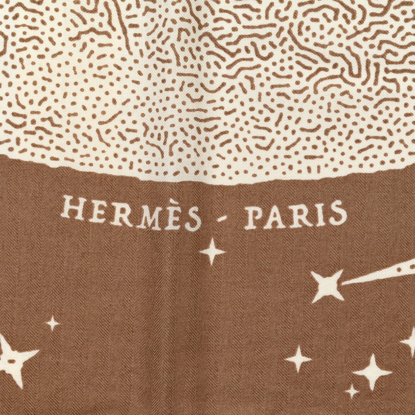 Silk Cashmere Clair De Lune Shawl 140 Camel White