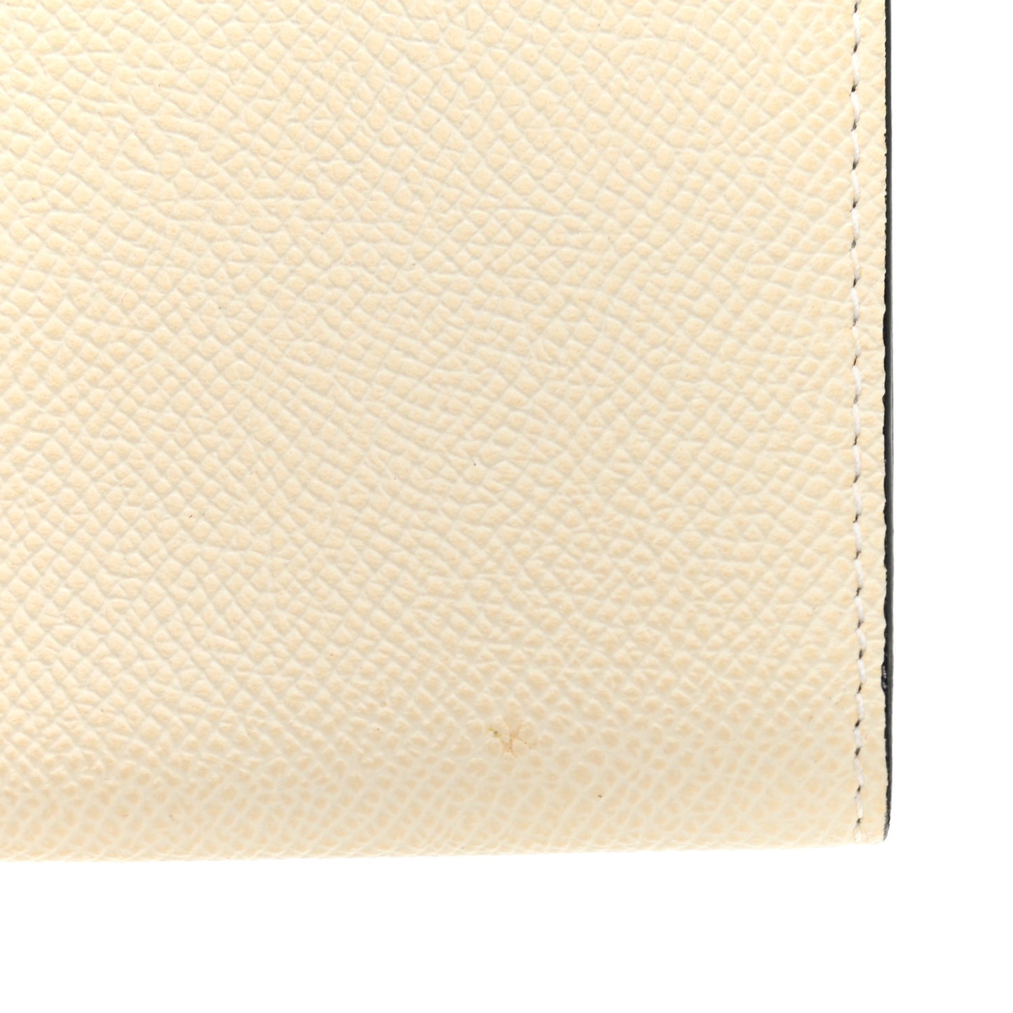 Calfskin Rockstud Flip Lock Wallet White