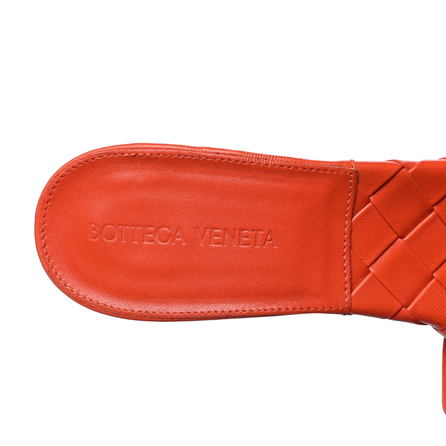 Bottega Veneta Nappa Maxi Intrecciato Lido Mule Sandals 39 Paprika 7 of 7