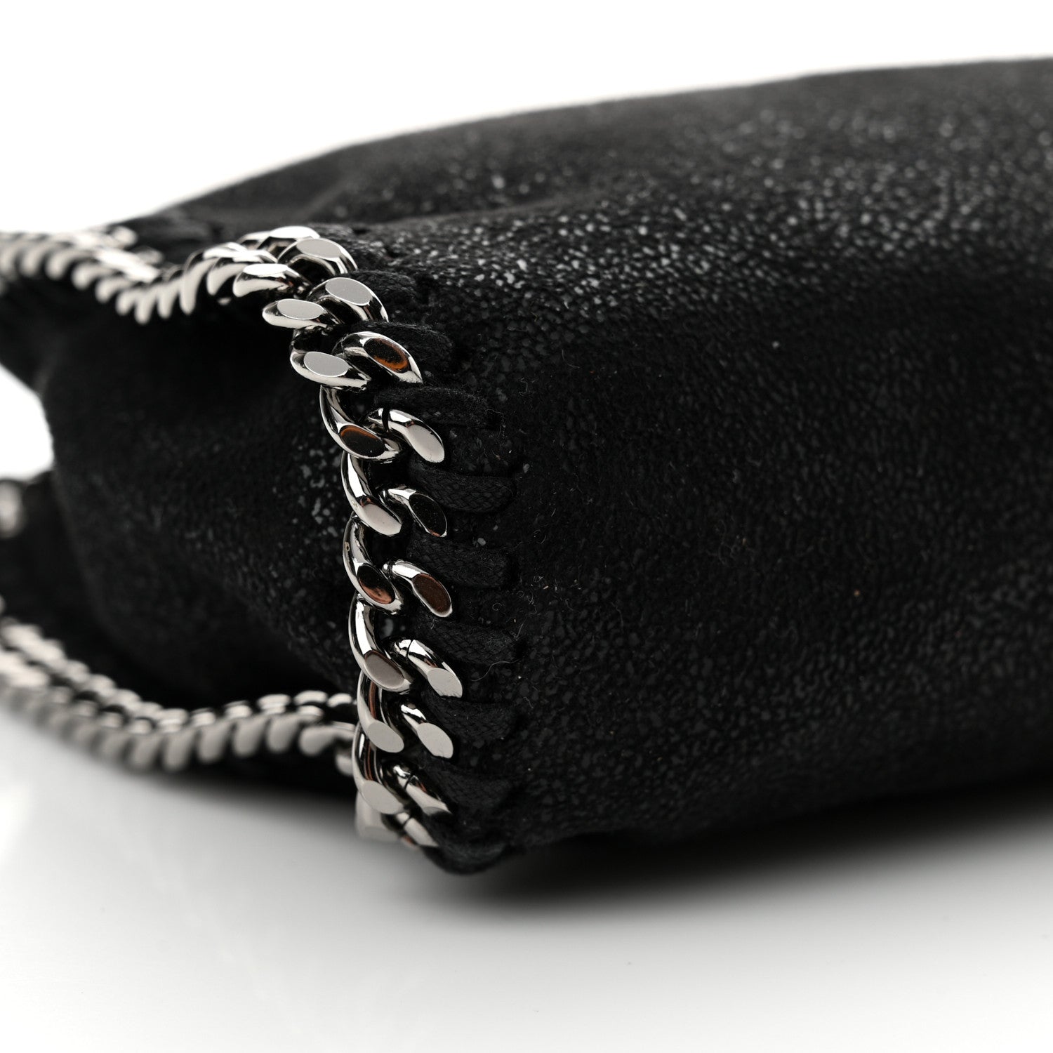 Stella McCartney Shaggy Deer Tiny Falabella Tote Black 9 of 10